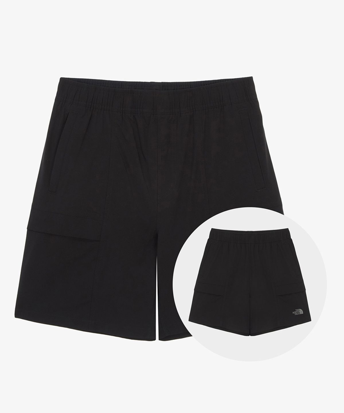 노스페이스(THE NORTH FACE) NS6NR01A 아이스데이 쇼츠 BLACK