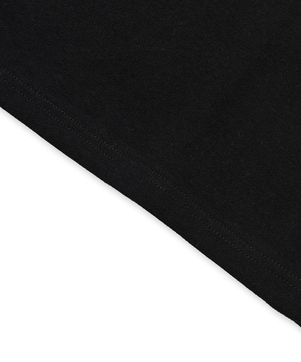 브라운브레스(BROWNBREATH) STAMP MESH TAG TEE - BLACK