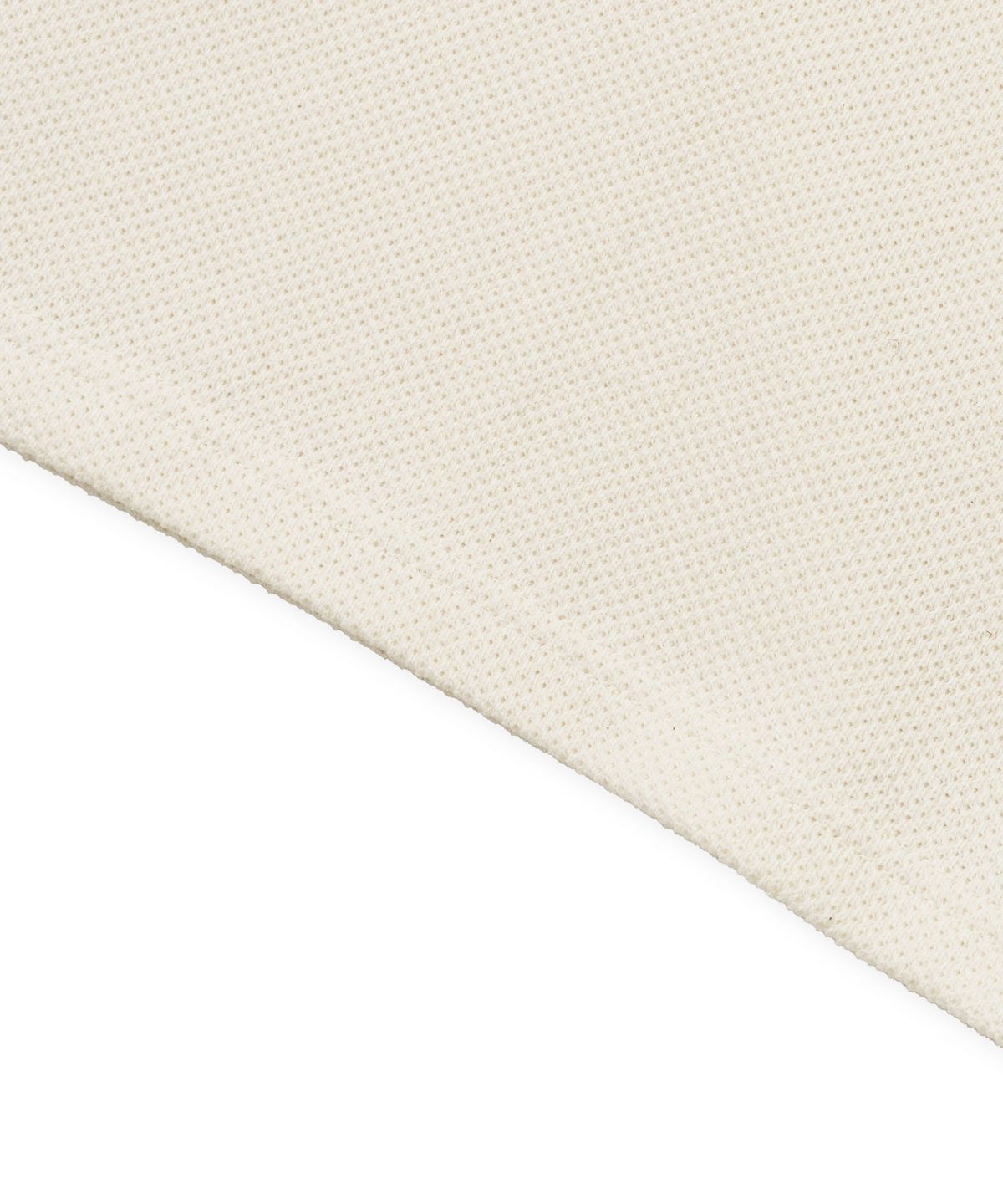 브라운브레스(BROWNBREATH) TAG WAFFLE PIQUE TEE - CREAM