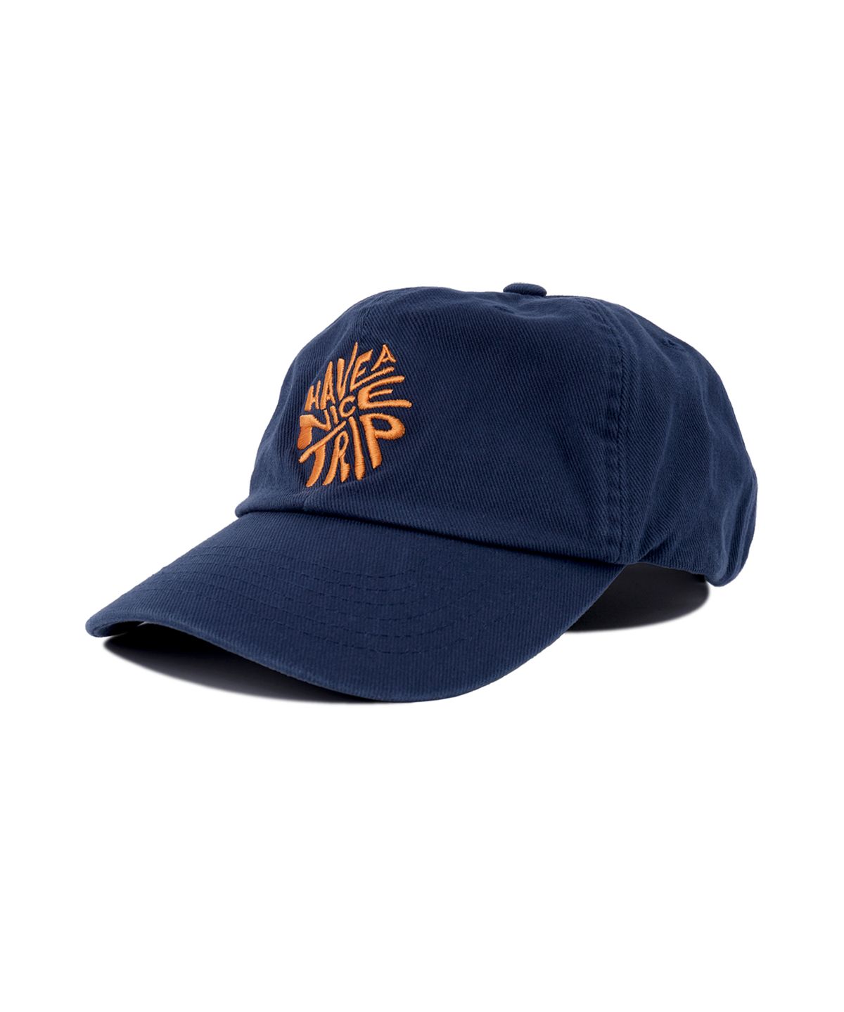 헬로 선라이즈(HELLO SUNRISE) HNT Swirl Logo Ball Cap_Deep Blue