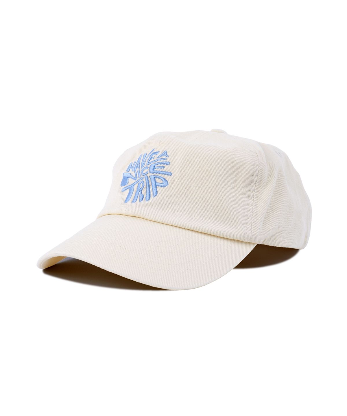 헬로 선라이즈(HELLO SUNRISE) HNT Swirl Logo Ball Cap_Ivory