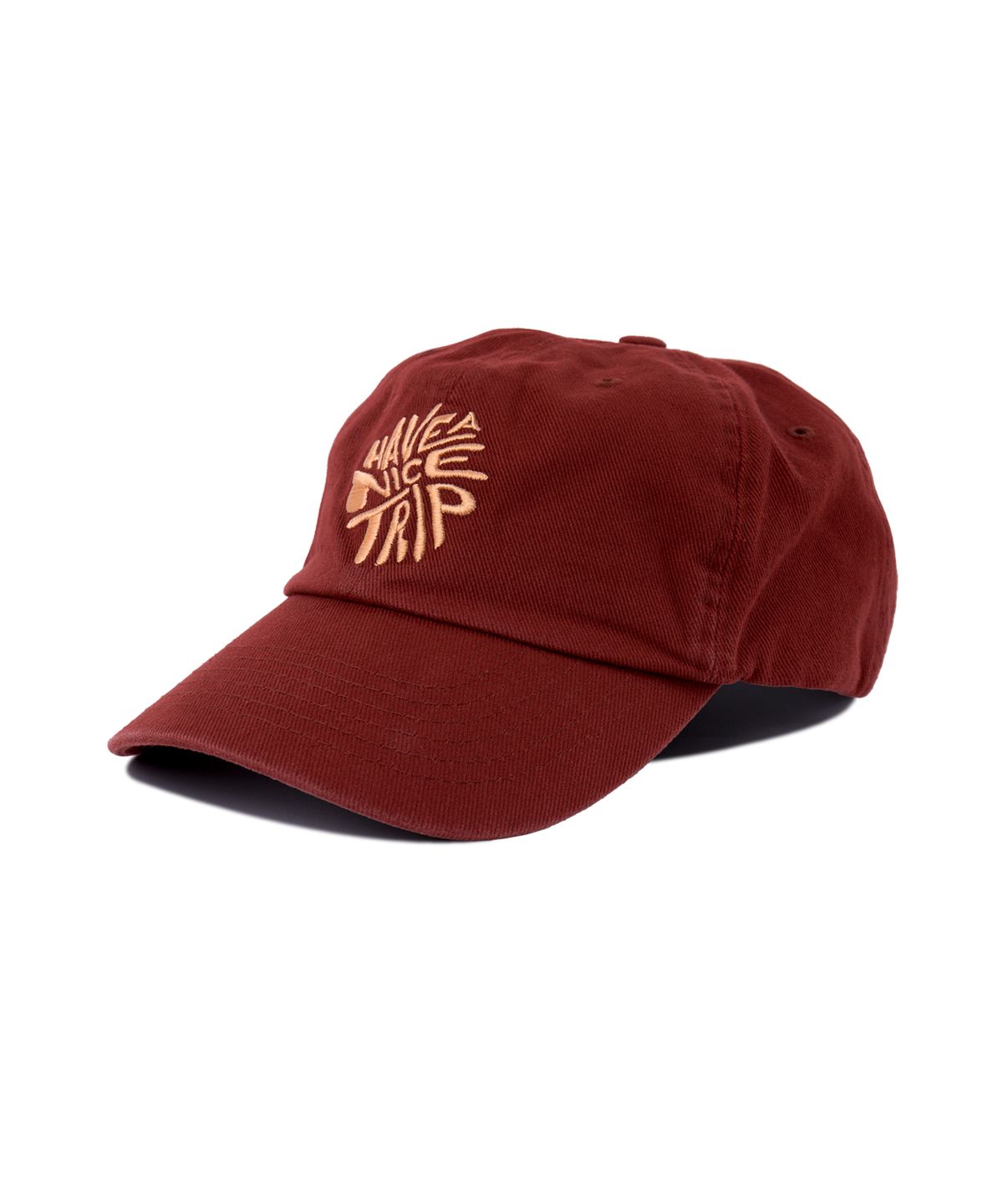 헬로 선라이즈(HELLO SUNRISE) HNT Swirl Logo Ball Cap_Red