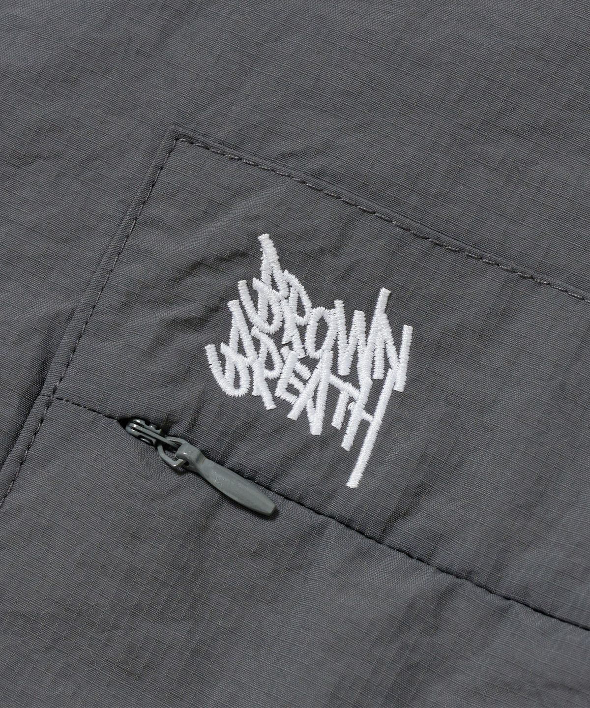 브라운브레스(BROWNBREATH) NYLON WORK SHIRTS - DARK GREY
