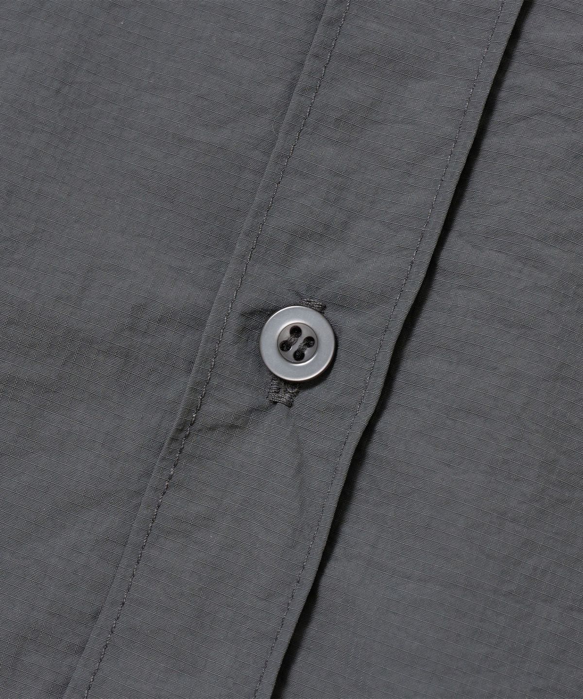 브라운브레스(BROWNBREATH) NYLON WORK SHIRTS - DARK GREY