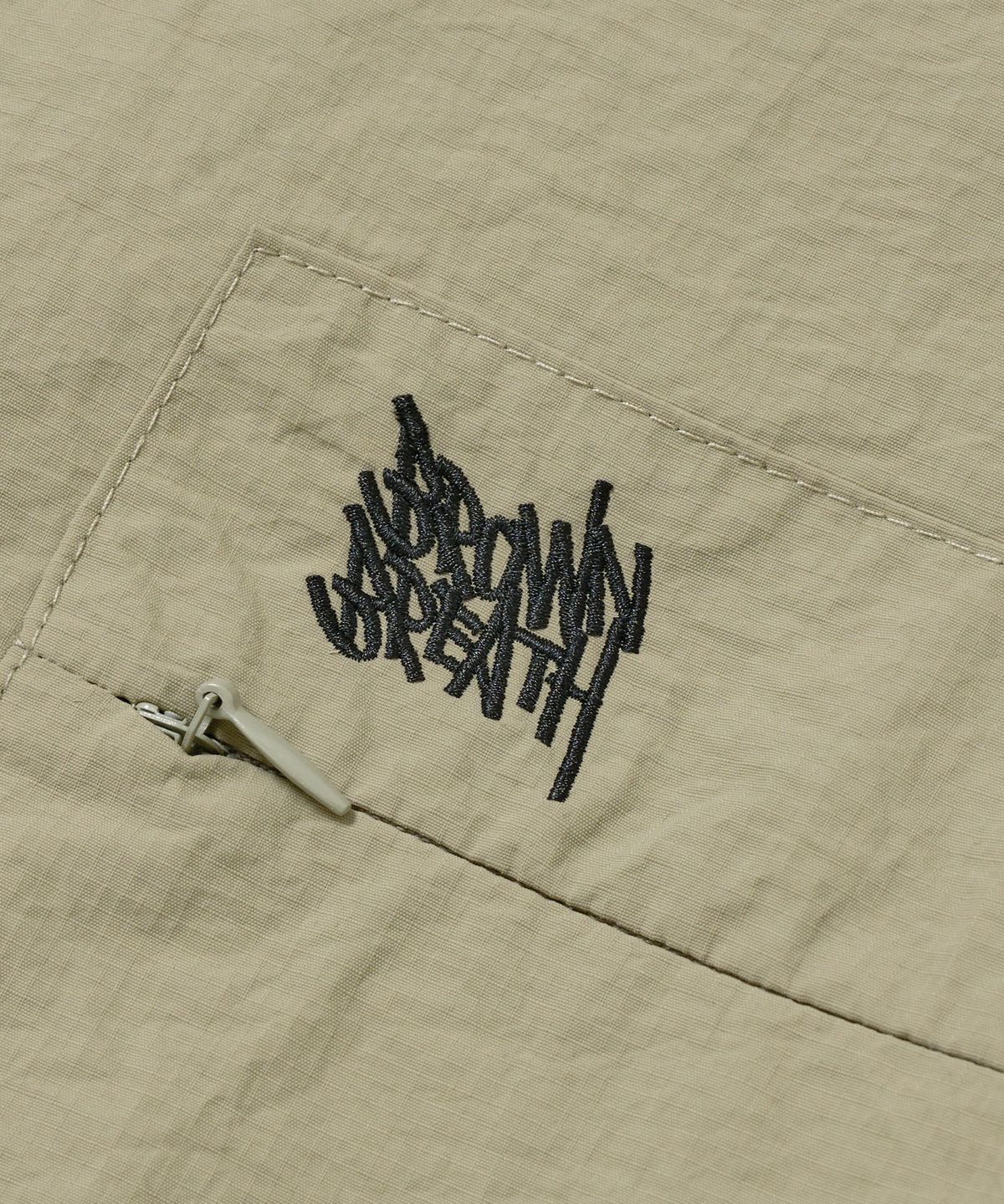 브라운브레스(BROWNBREATH) NYLON WORK SHIRTS - BEIGE