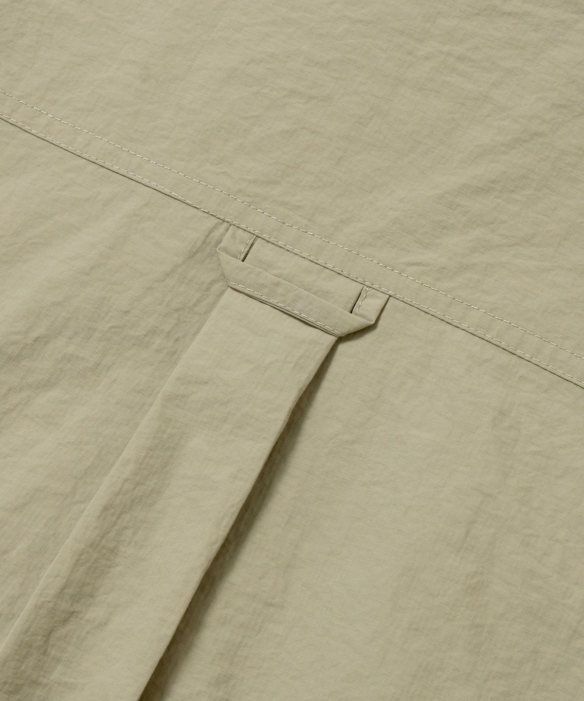 브라운브레스(BROWNBREATH) NYLON WORK SHIRTS - BEIGE