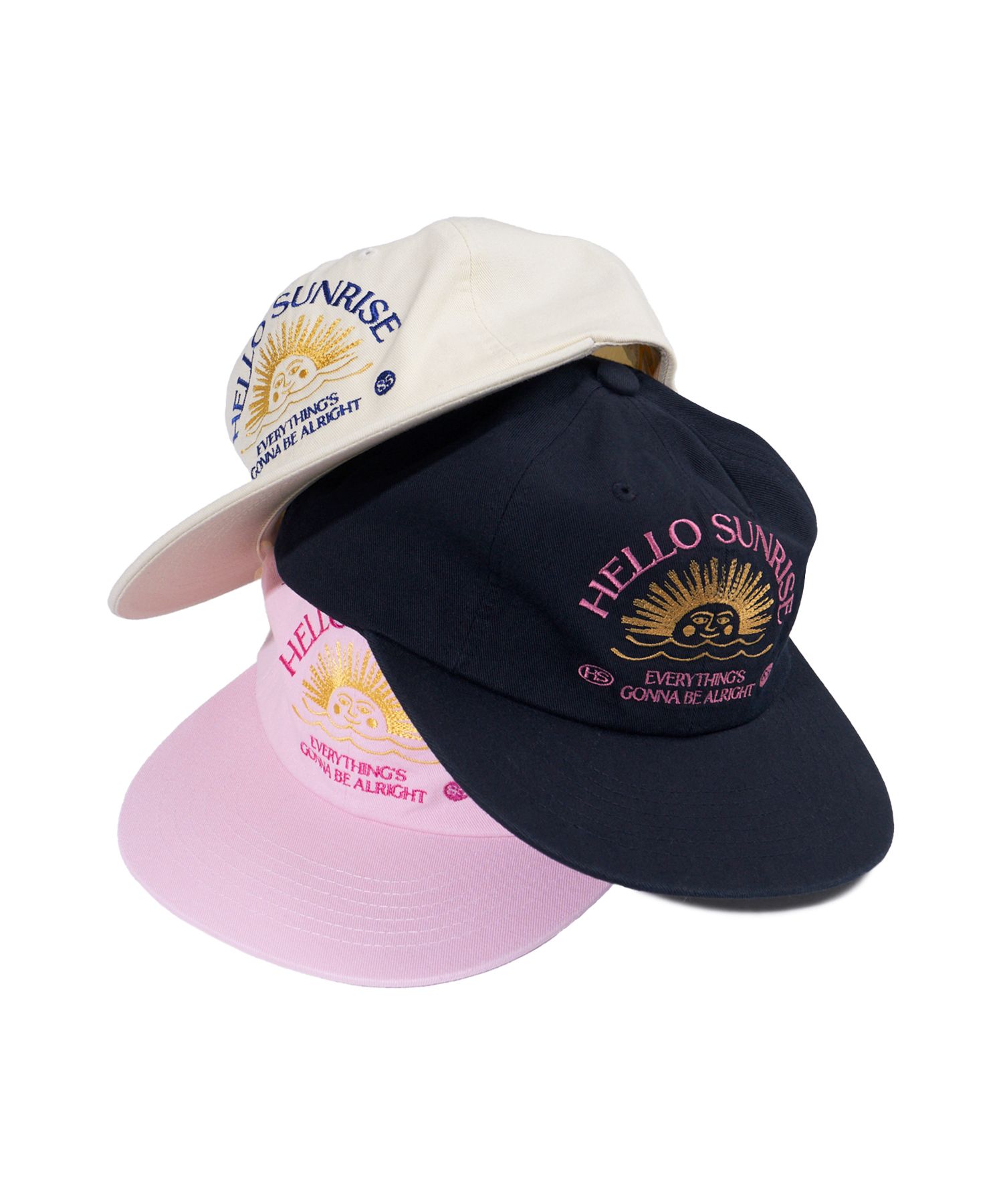 HELLO■Washed Two Tone Arch Logo 6panel Cap_Pink■送料込 MUSINSA | HELLO SUNRISE Washed Two Tone Arch Logo 6panel