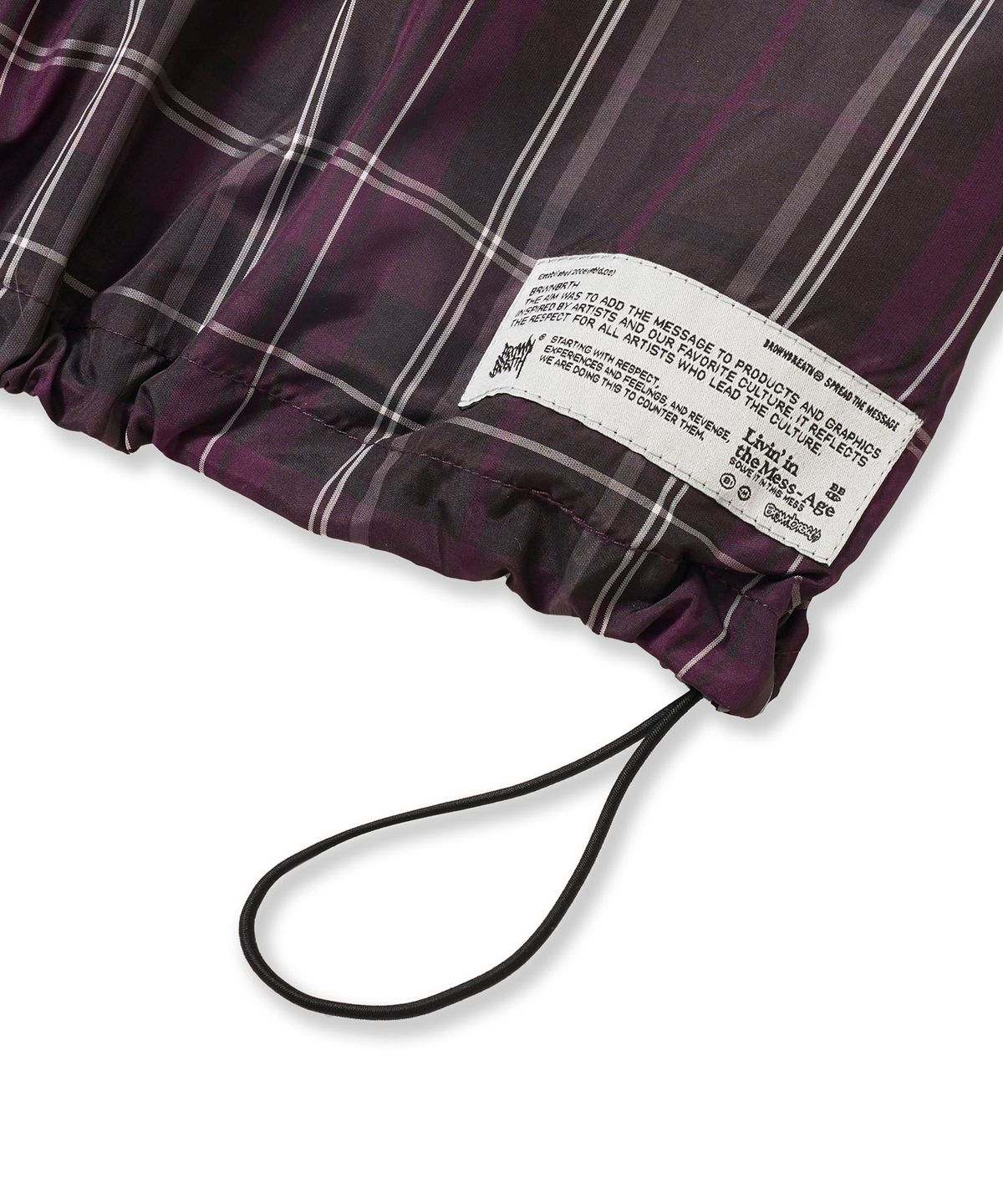 브라운브레스(BROWNBREATH) TAG CHECK WINDBREAKER - PURPLE