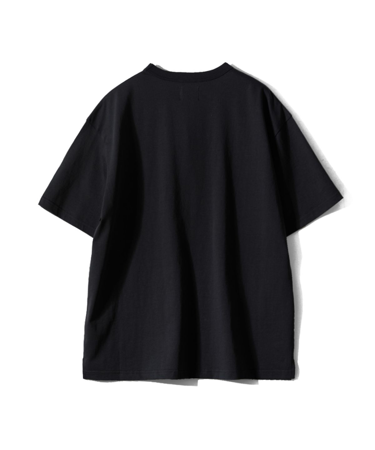 홀리선(HORLISUN) Lawrence Short Embroidery T-shirt Black
