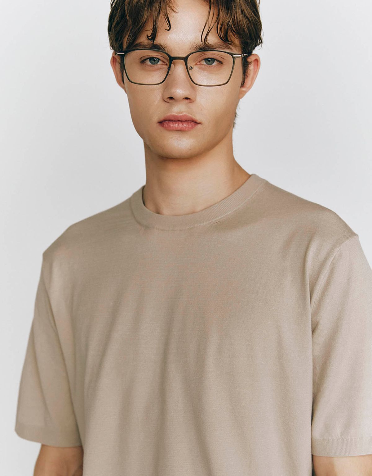 컨셉원(CONCEPTS1ONE) 크루넥 반팔 니트 스웨터 10055522/055522 [3color]