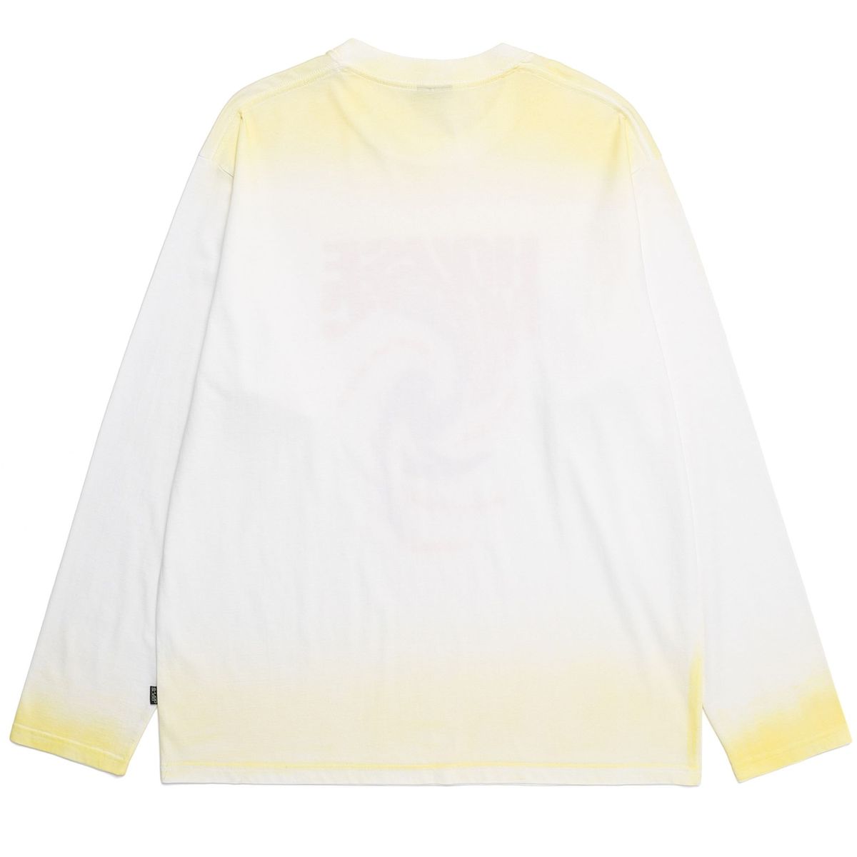 바쥬비쥬(BAJOO BIJOO) HOUSEMUSIC DYEING LONG SLEEVE [WHITE]