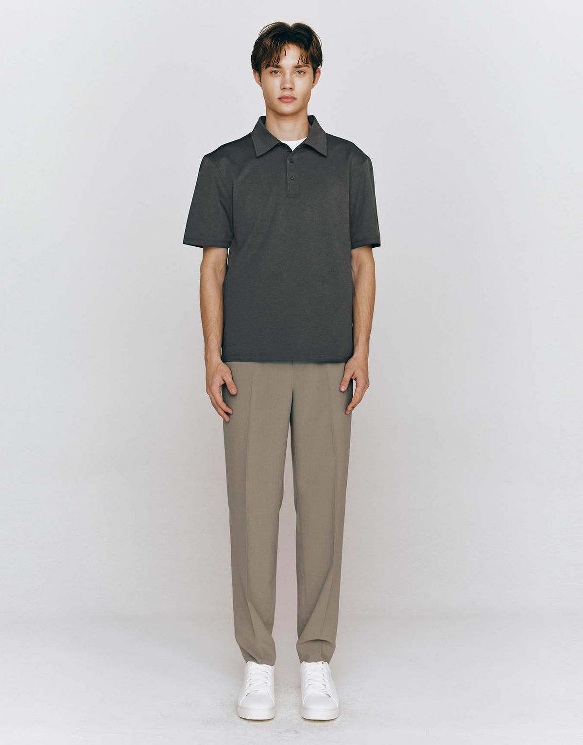 컨셉원(CONCEPTS1ONE) 폴리 솔리드 반팔 폴로티 10015522/015522 [3color]