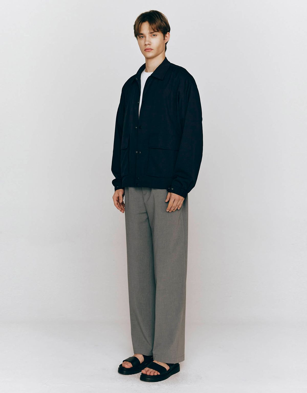 컨셉원(CONCEPTS1ONE) 나일론 릴렉스핏 셔츠 자켓 10075525/075525 [2color]