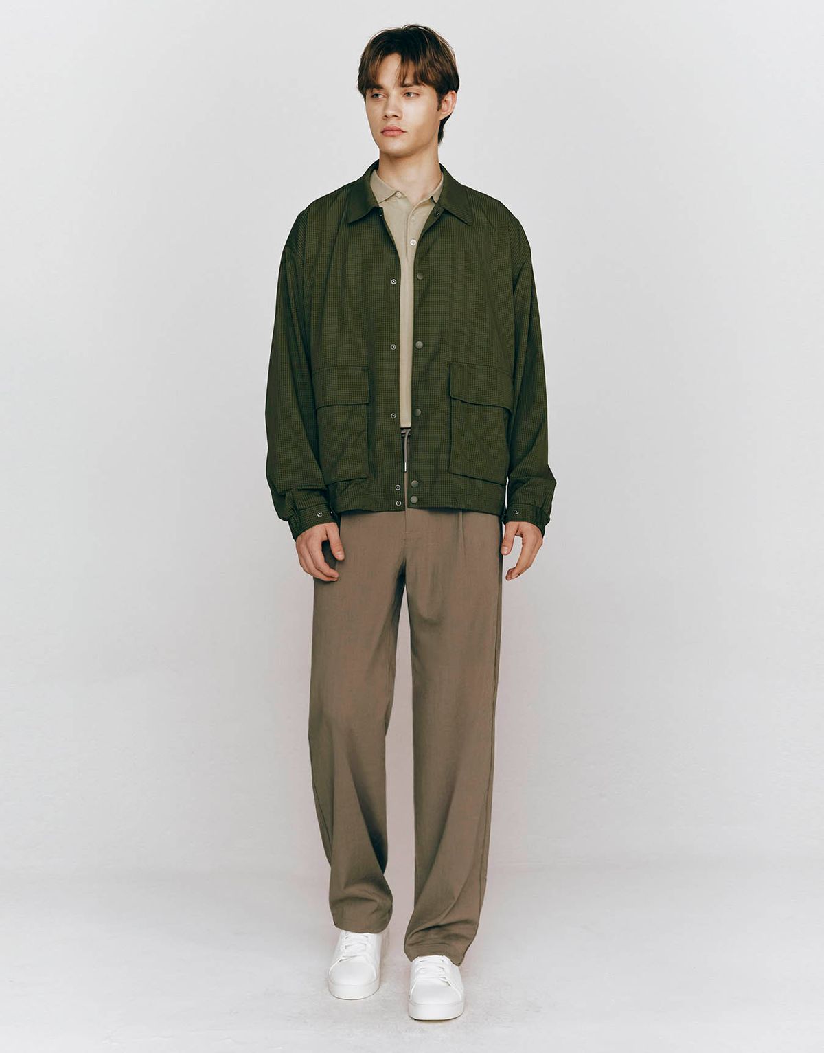 컨셉원(CONCEPTS1ONE) 나일론 릴렉스핏 셔츠 자켓 10075525/075525 [2color]