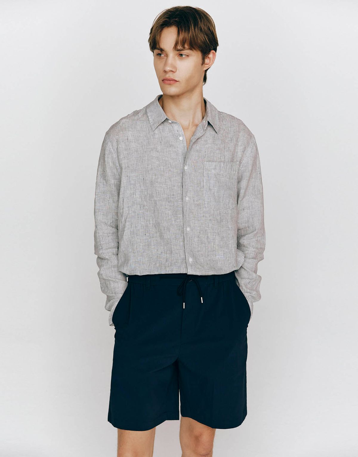 컨셉원(CONCEPTS1ONE) 린넨 100 셔츠 10045521/045521 [8color]