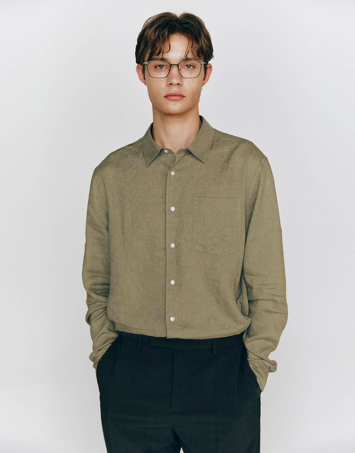 컨셉원(CONCEPTS1ONE) 린넨 100 셔츠 10045521/045521 [8color]