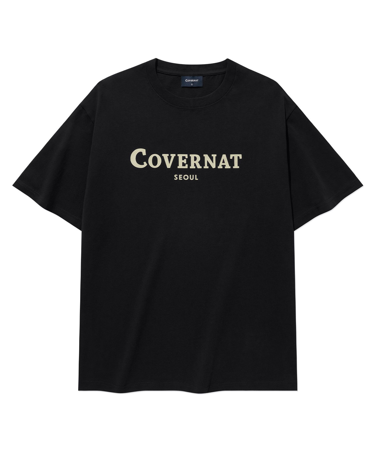 Tシャツ・カットソー COVERNAT Soft Polo T-Shirt Black COVERNAT ポロシャツ 「COVERNAT」RUGBY OVER-FIT T-SHIRT