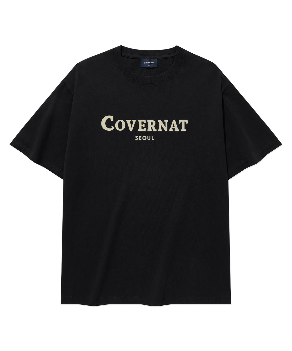 커버낫(COVERNAT) 서울 로고 티셔츠 Black