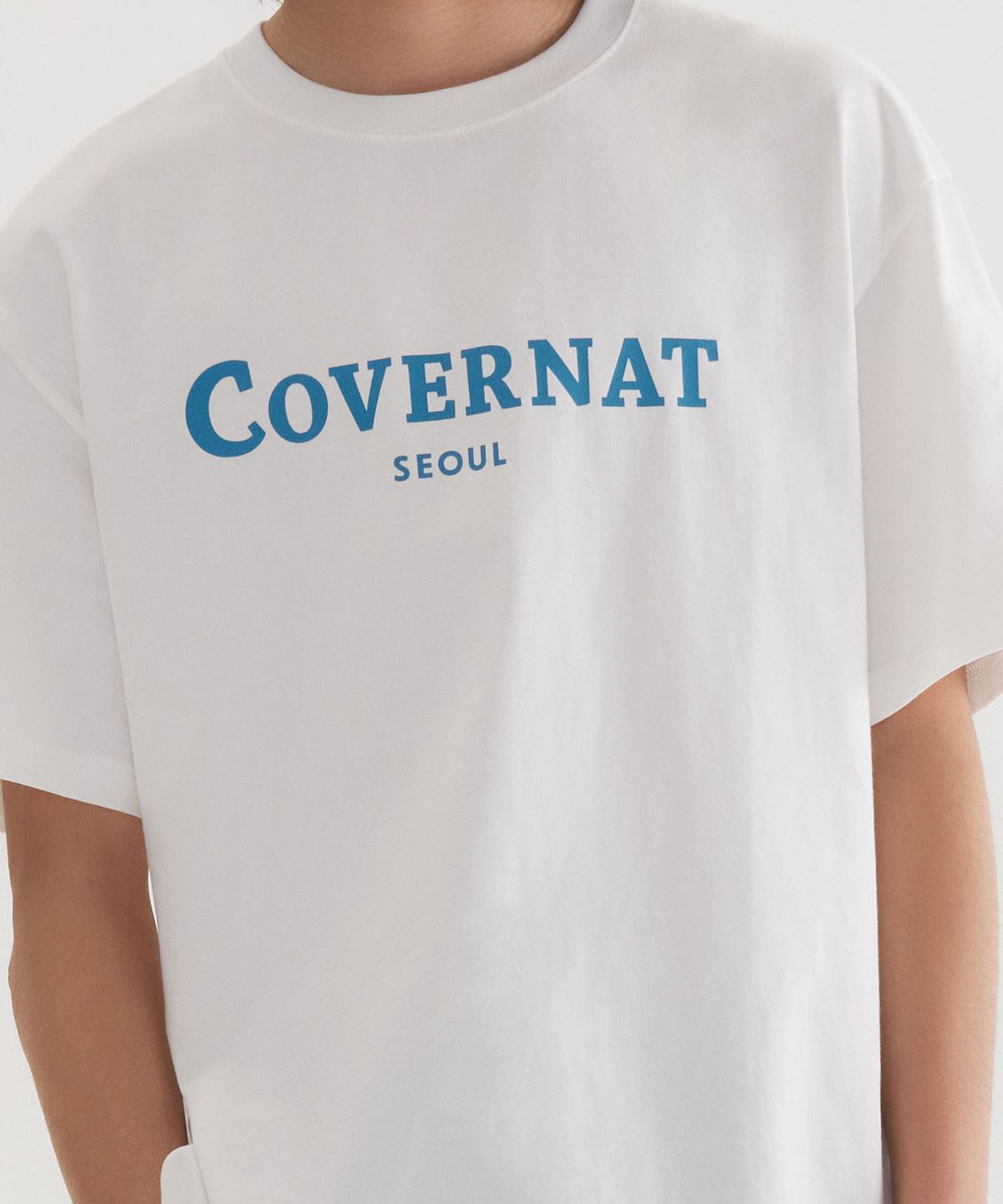 커버낫(COVERNAT) 서울 로고 티셔츠 White