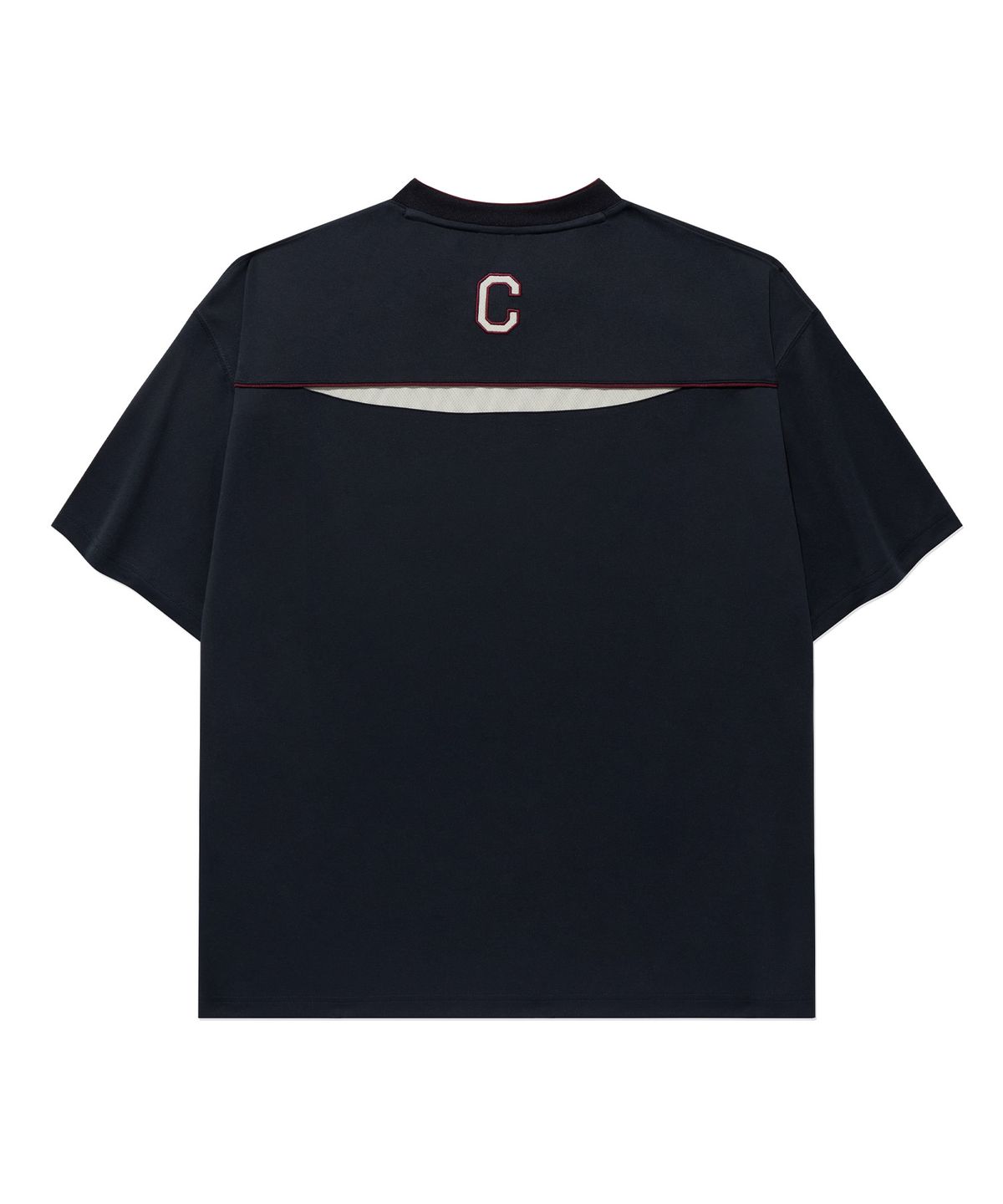 커버낫(COVERNAT) 블록코어 아치 티셔츠 Dark Navy