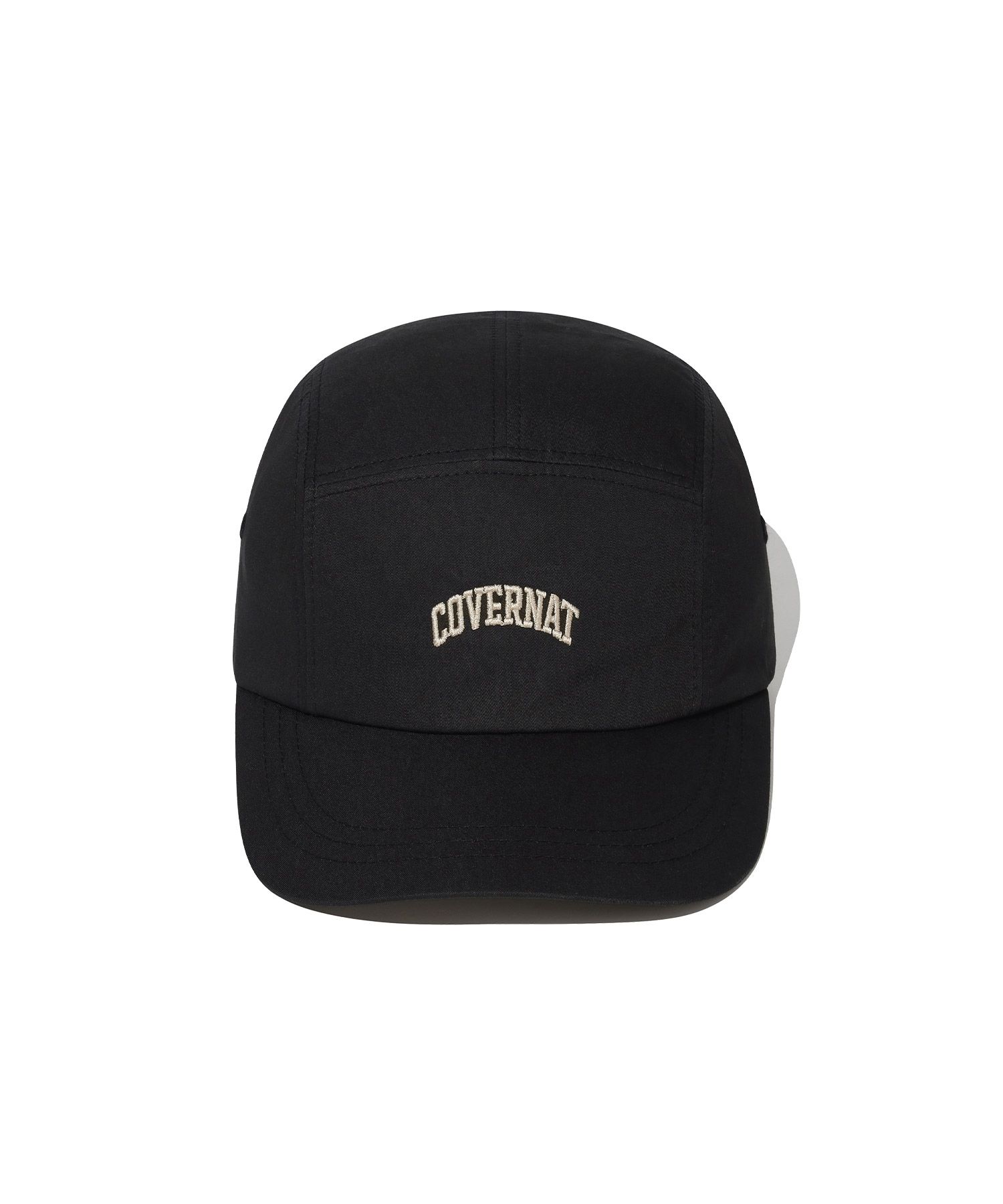 MUSINSA | COVERNAT Arch Logo Basic Camp Cap Black