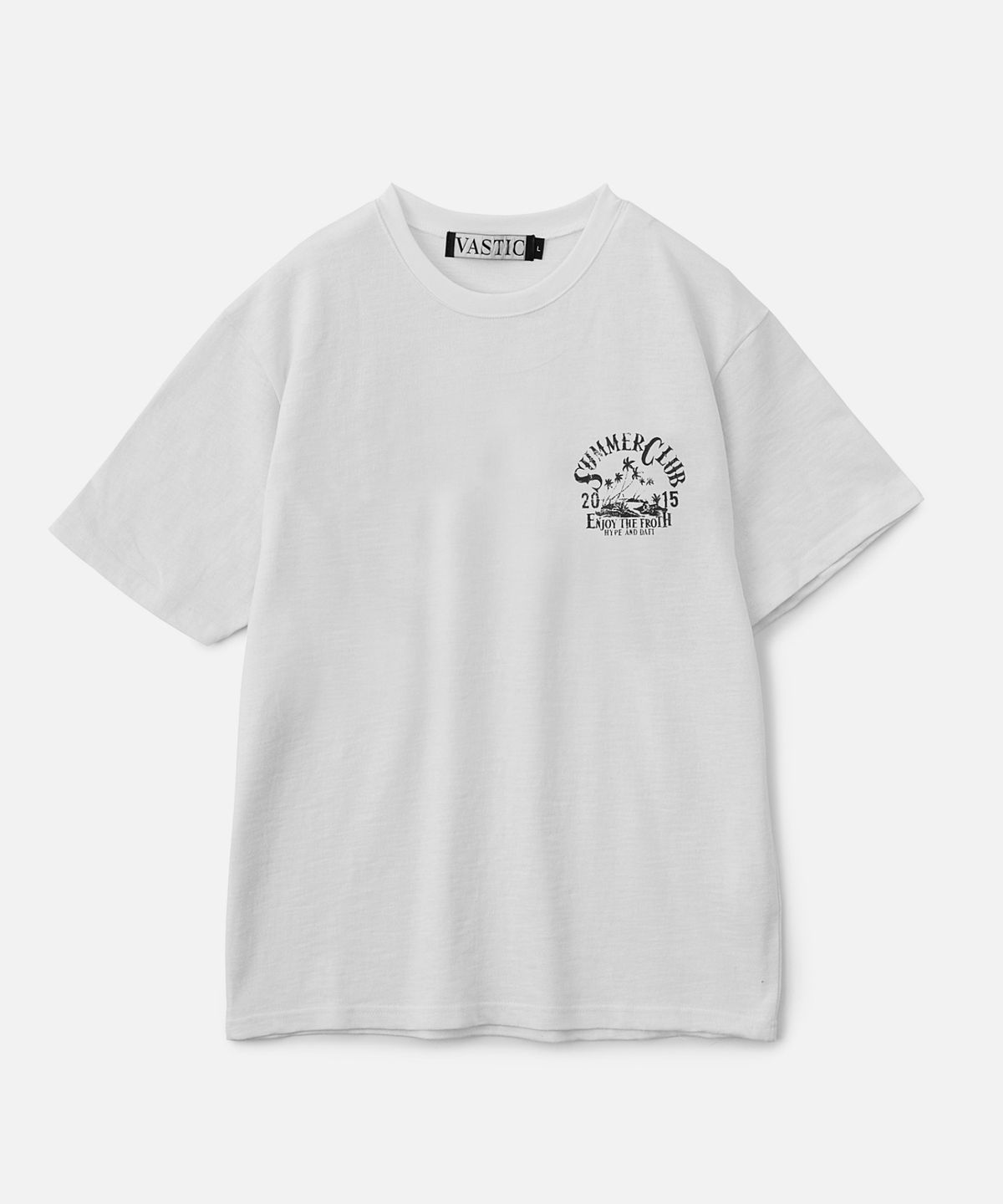 바스틱(VASTIC) 썸머 클럽 티셔츠_화이트