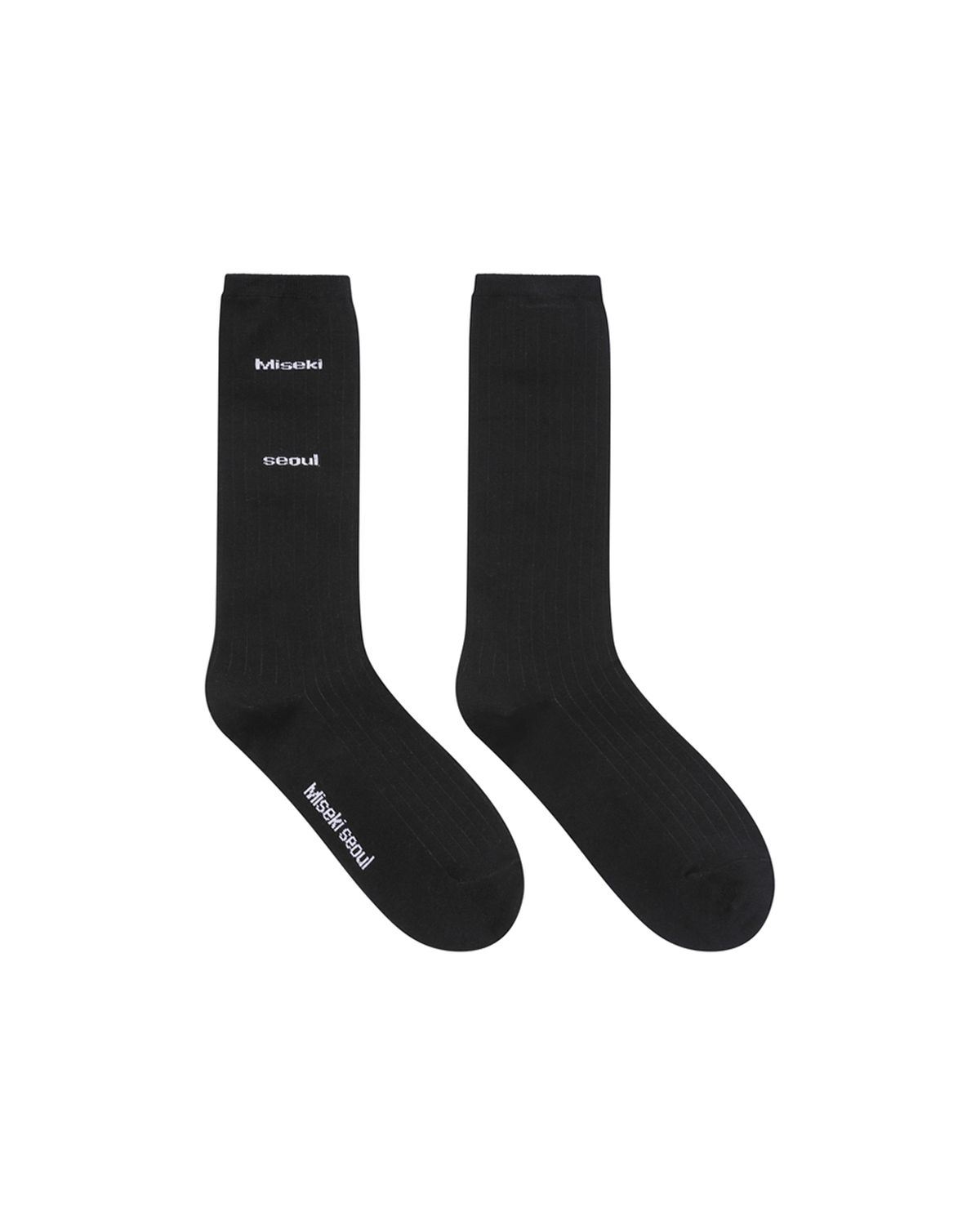 미세키서울(MISEKI SEOUL) Misekiseoul classic socks BLACK