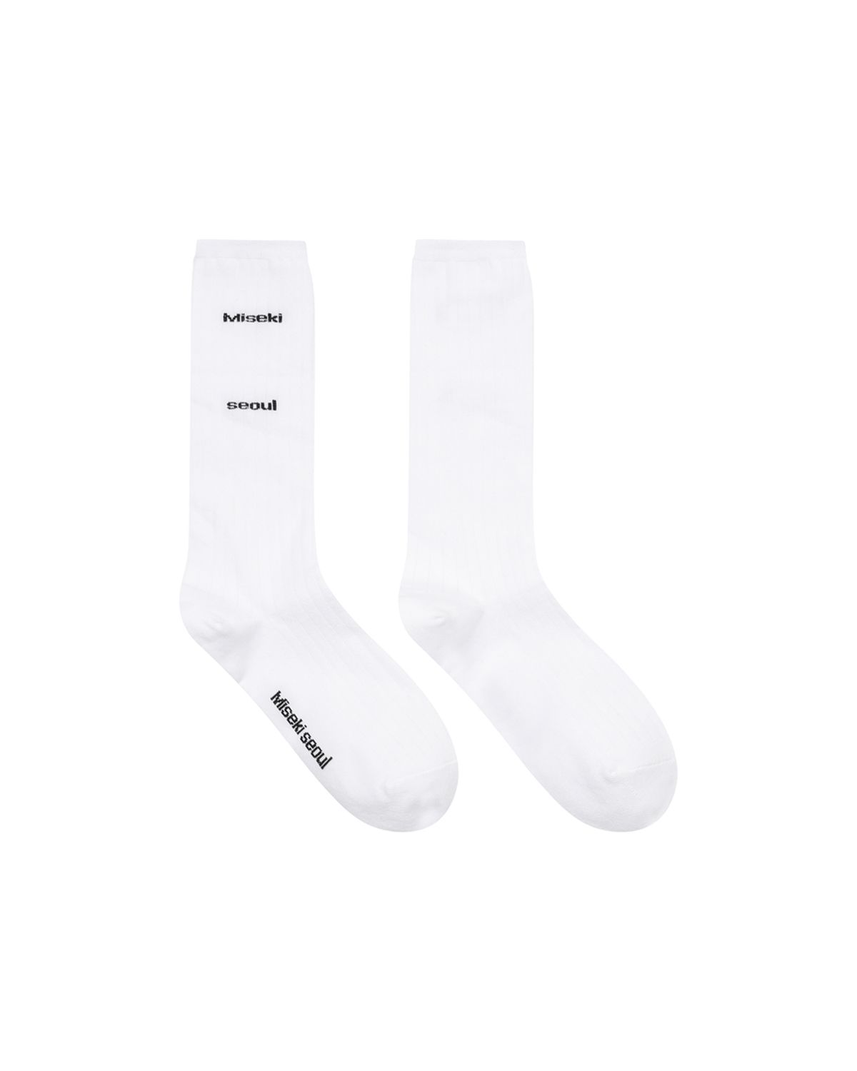 미세키서울(MISEKI SEOUL) Misekiseoul classic socks WHITE