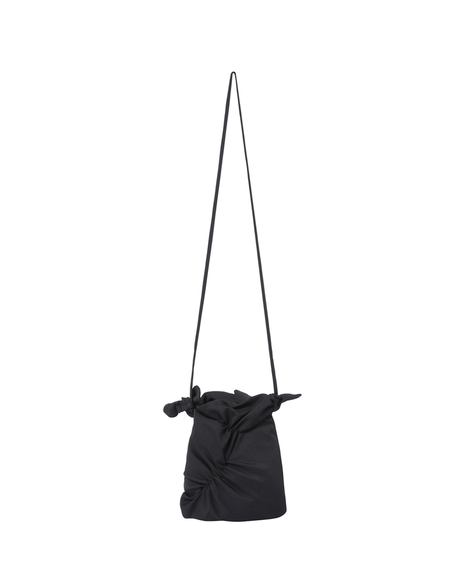 [MISEKI SEOUL] Shirring mini cross bag /追跡付 MUSINSA | MISEKI SEOUL Shirring mini cross bag BLACK