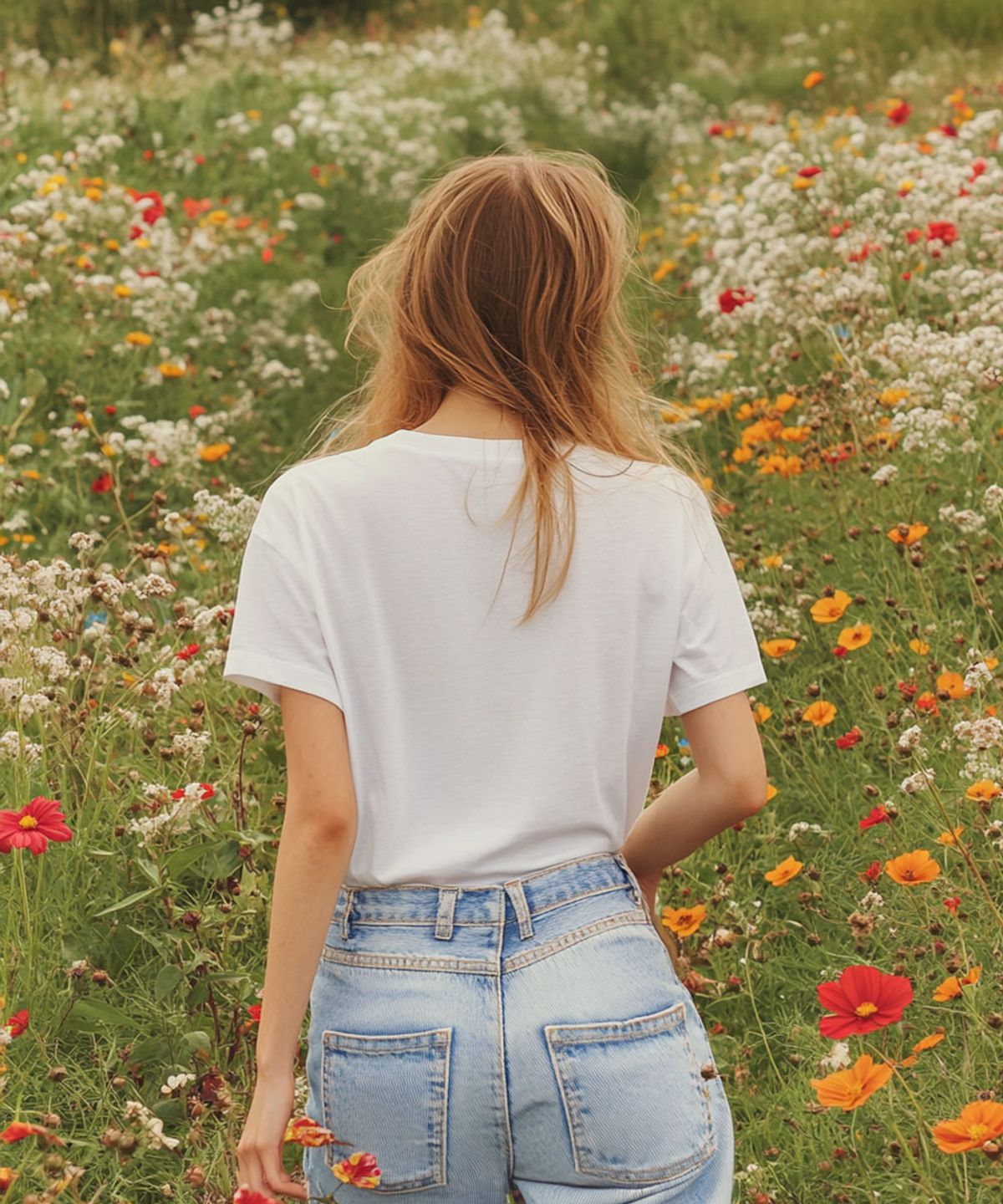 원헌드레드퍼센트 포 우먼(ONEHUNDREDPERCENT FOR WOMAN) OHPxGOODD 빈티지 우먼 베이직 반팔티