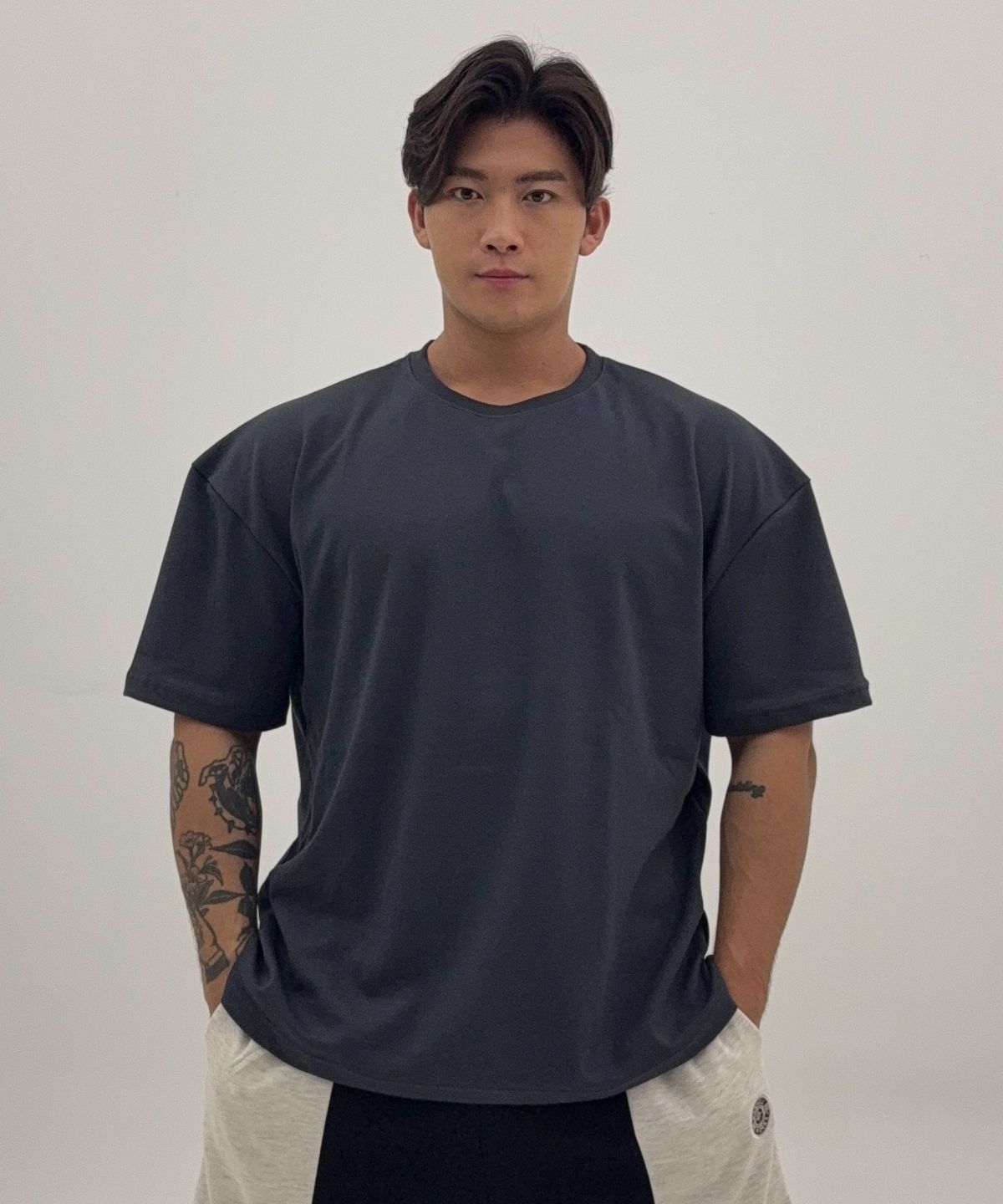 바벨웍스(BARBELLWORKS) [2PACK] 특양면 오버핏_6color