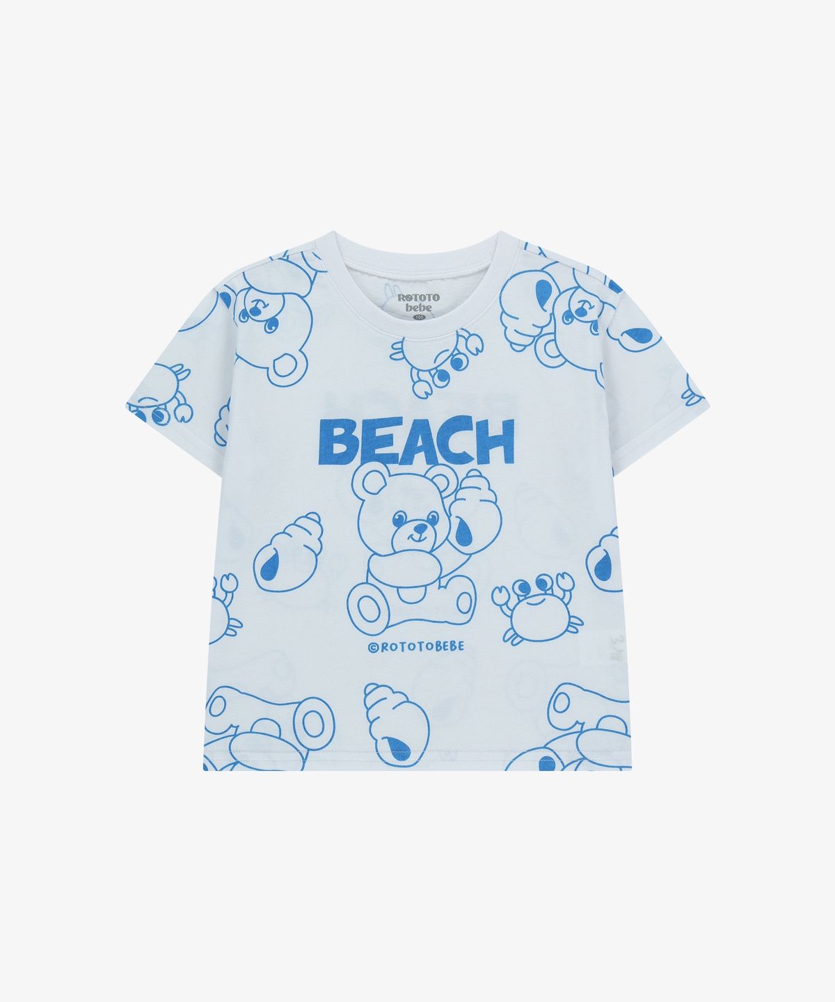 로토토베베(ROTOTOBEBE) 트로피컬하프티셔츠 블루