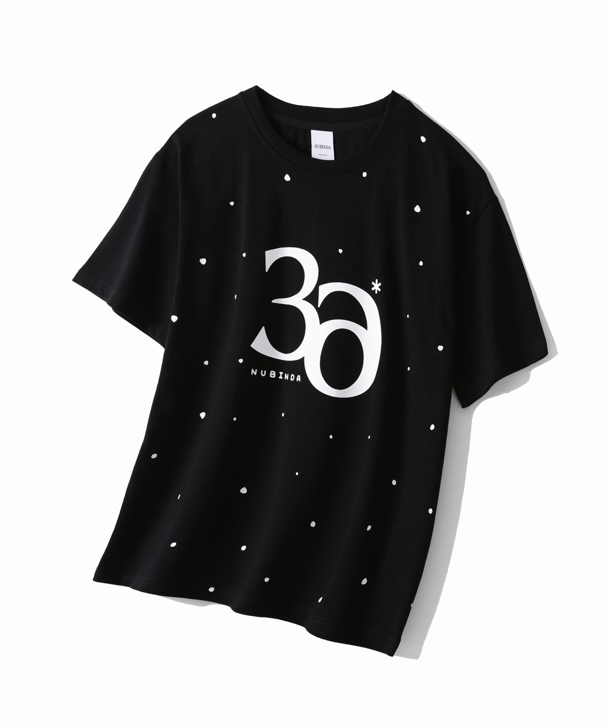 누빈다(NUBINDA) [누빈다 X 에이프릴에잇] 오버핏 36도트 반팔티 [3color]