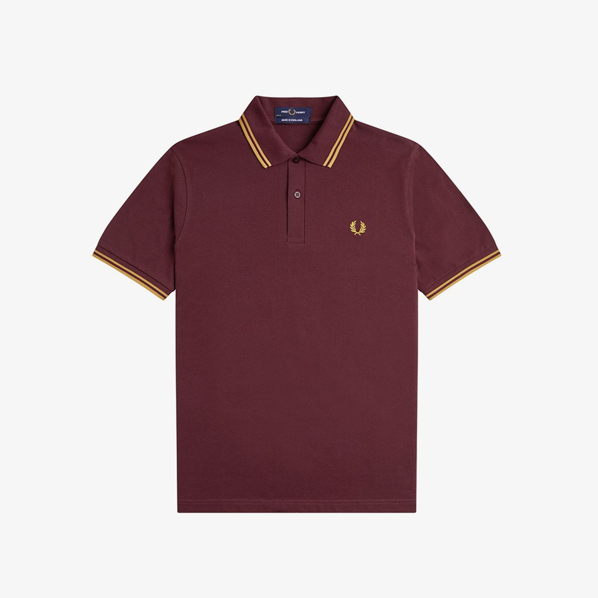 프레드페리(FRED PERRY) [M12] 트윈 팁 프레드페리 셔츠 - 옥스블러드/허니콤 AFPM2510012-Y89 Made In England