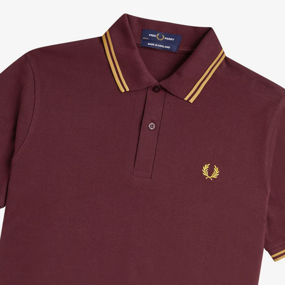 프레드페리(FRED PERRY) [M12] 트윈 팁 프레드페리 셔츠 - 옥스블러드/허니콤 AFPM2510012-Y89 Made In England