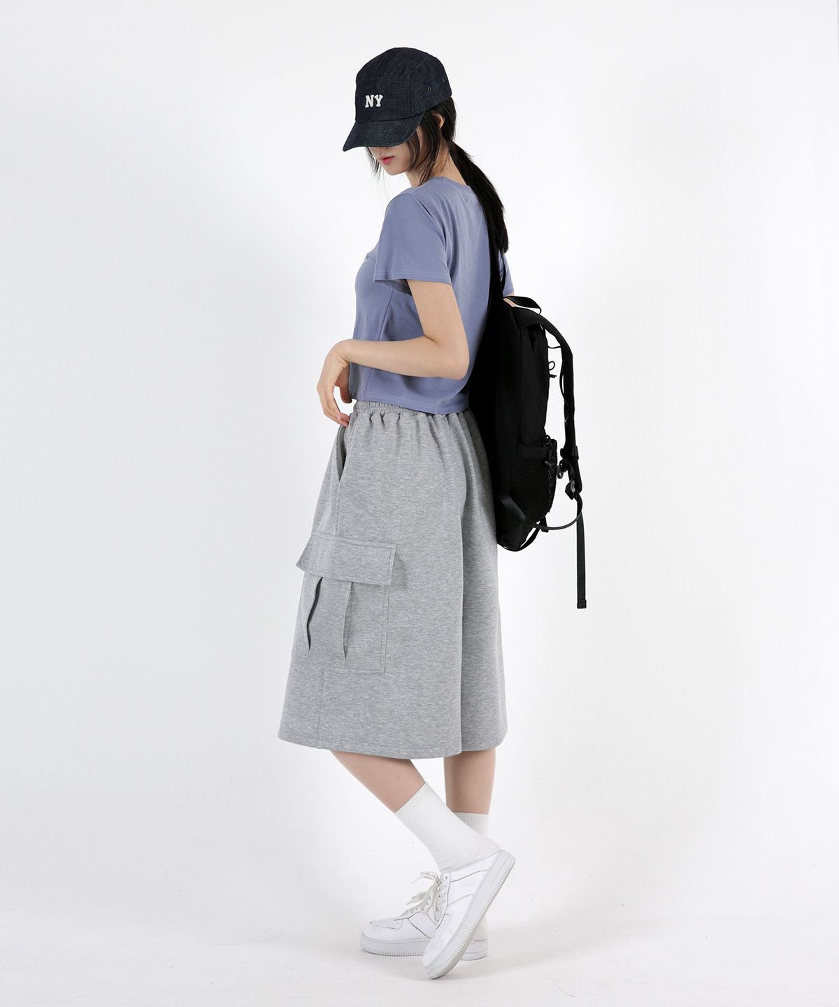 음(UMM) 여자 5부7부 카고버뮤다 트레이닝팬츠 4COLOR