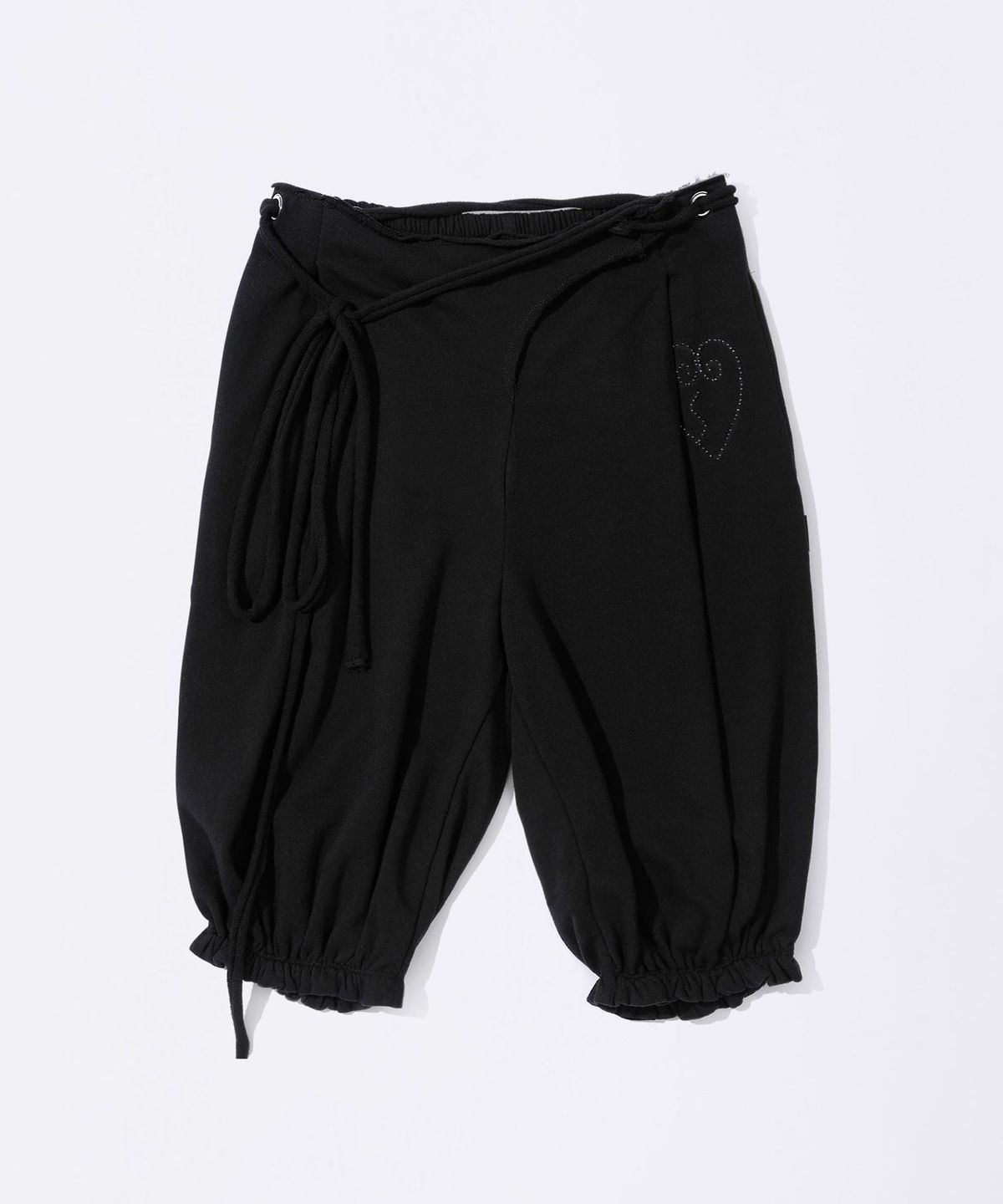 스컬프터(SCULPTOR) Pumpkin Half Sweatpants Black