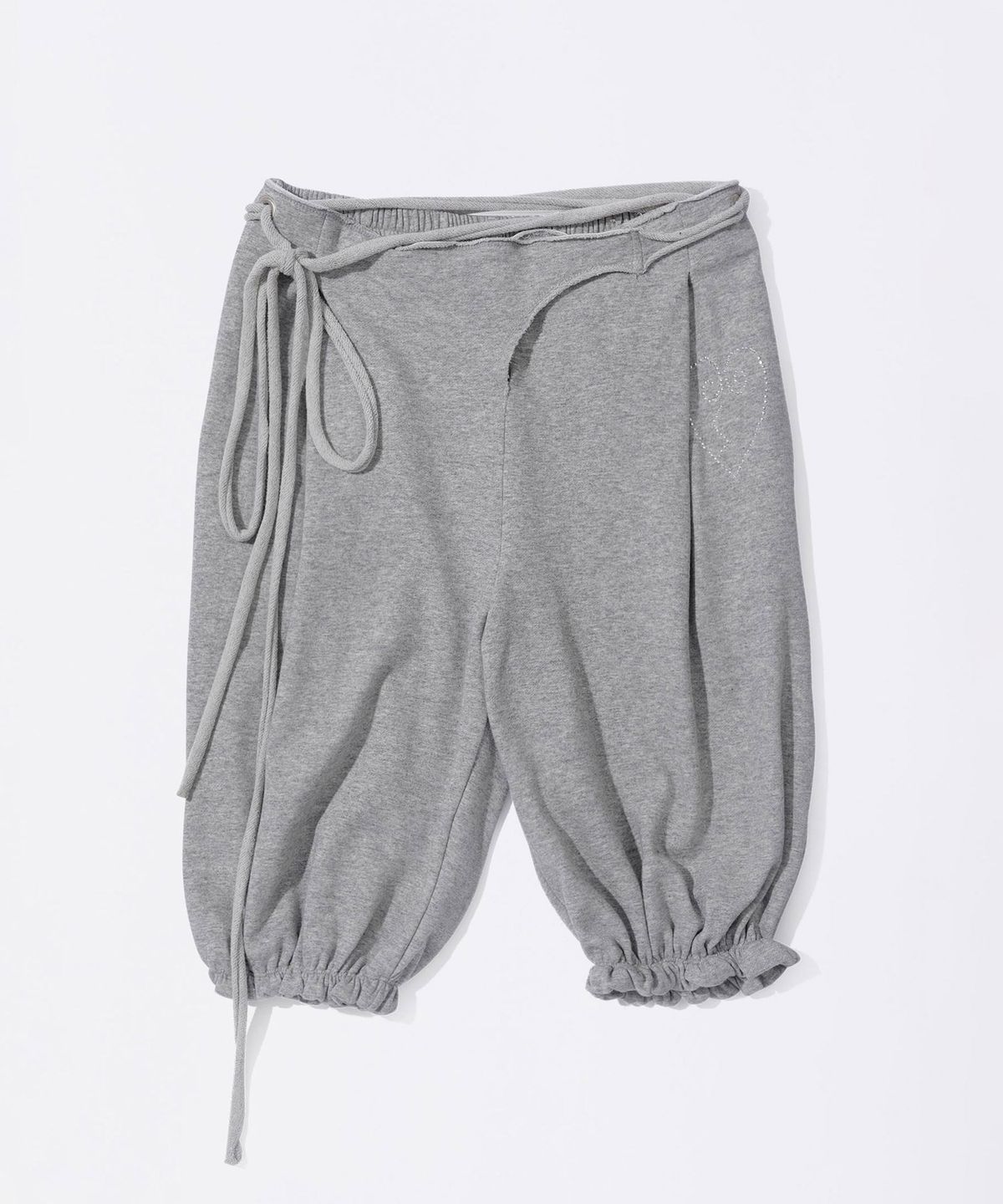 스컬프터(SCULPTOR) Pumpkin Half Sweatpants Melange Gray