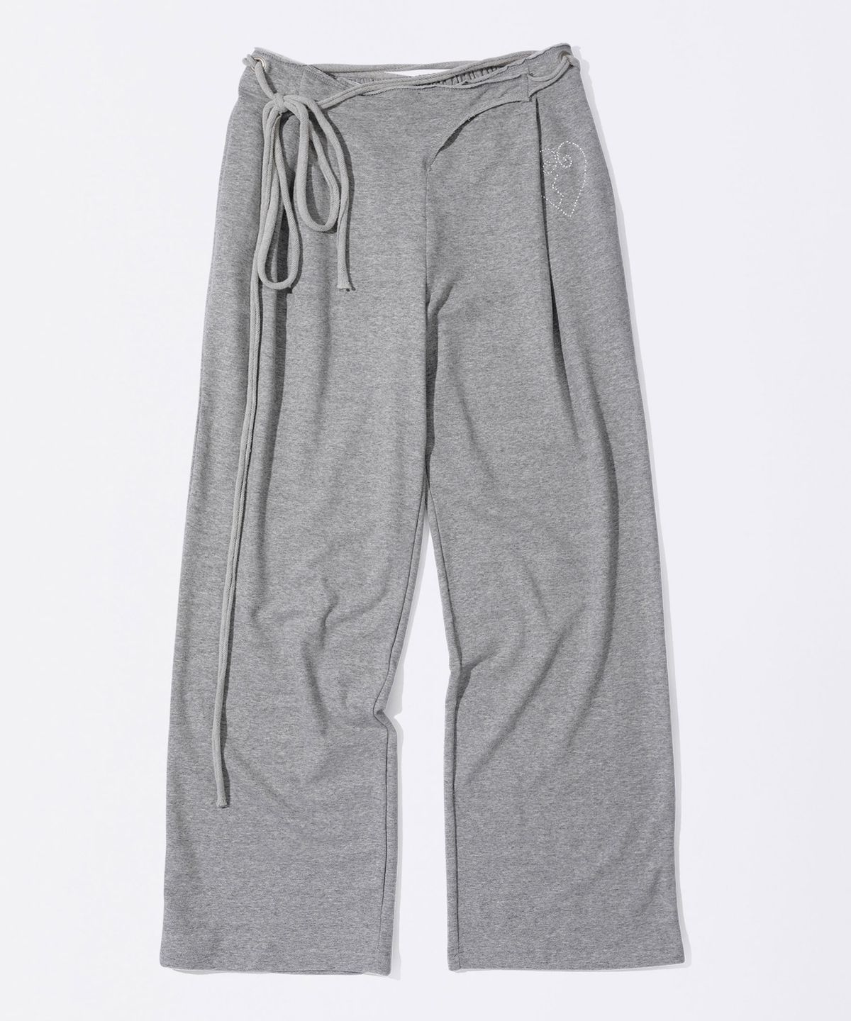 스컬프터(SCULPTOR) Wrap Sweatpants Melange Gray