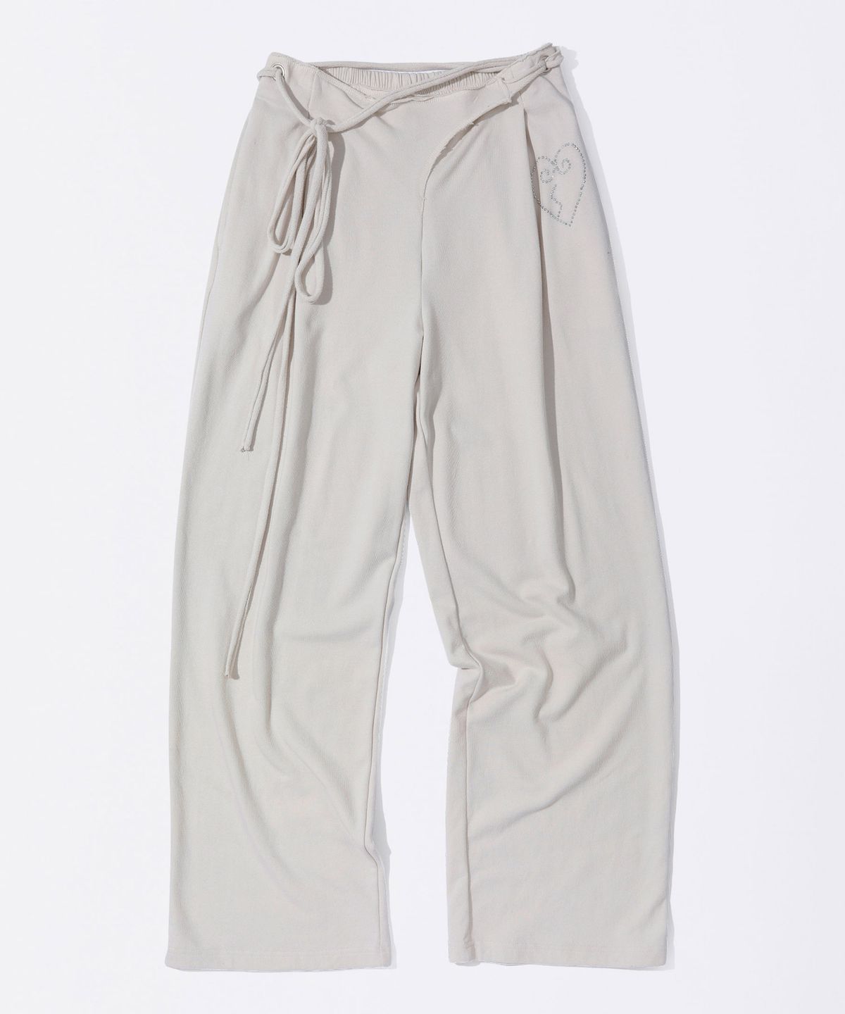 스컬프터(SCULPTOR) Wrap Sweatpants Dirty White