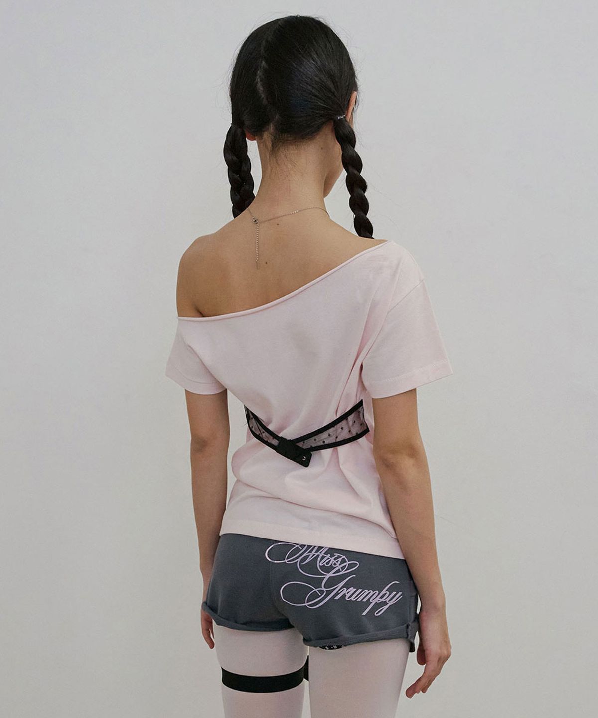 스컬프터(SCULPTOR) Hook Me Up Layered Tee Pale Pink