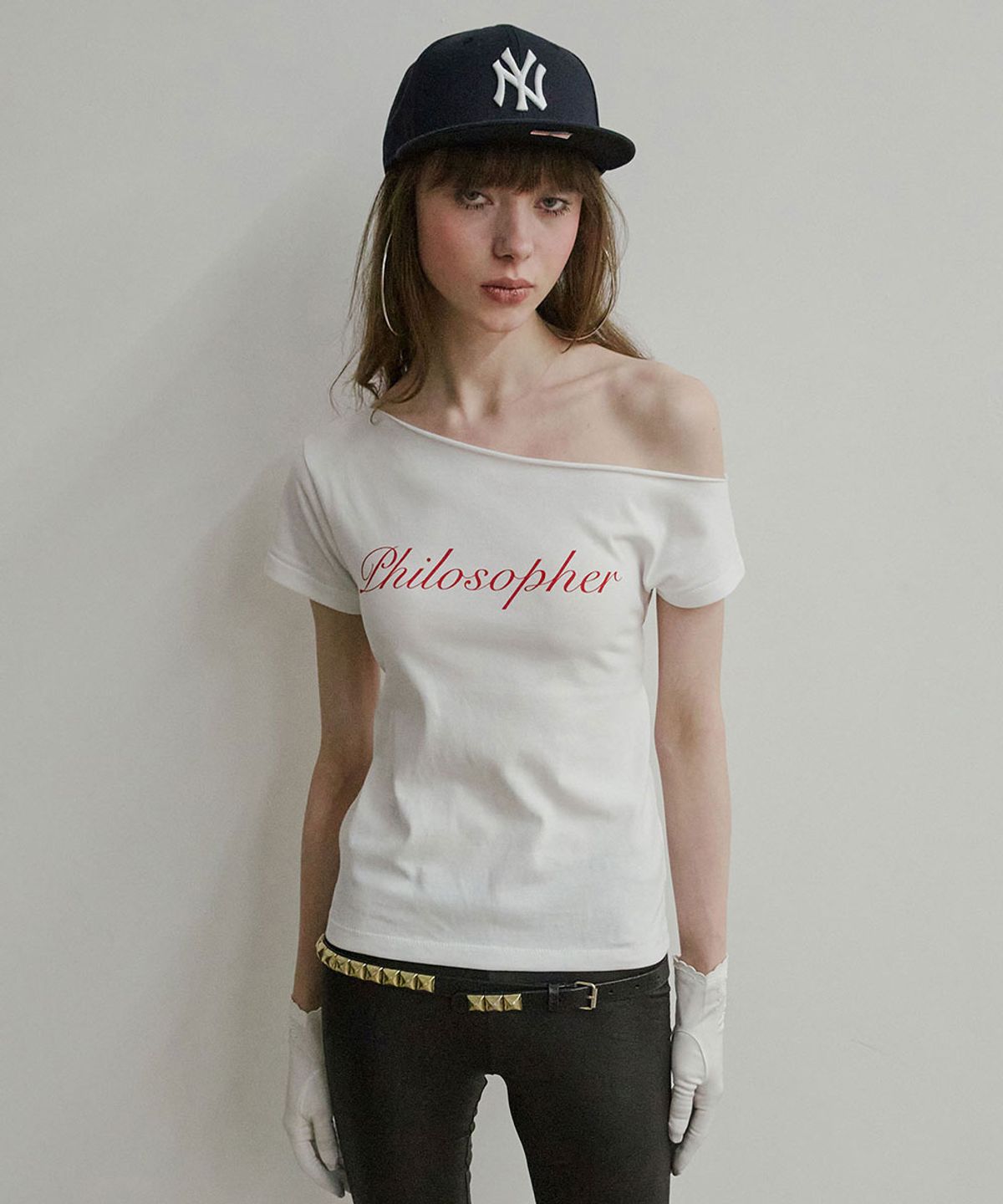 스컬프터(SCULPTOR) Hook Me Up Layered Tee White
