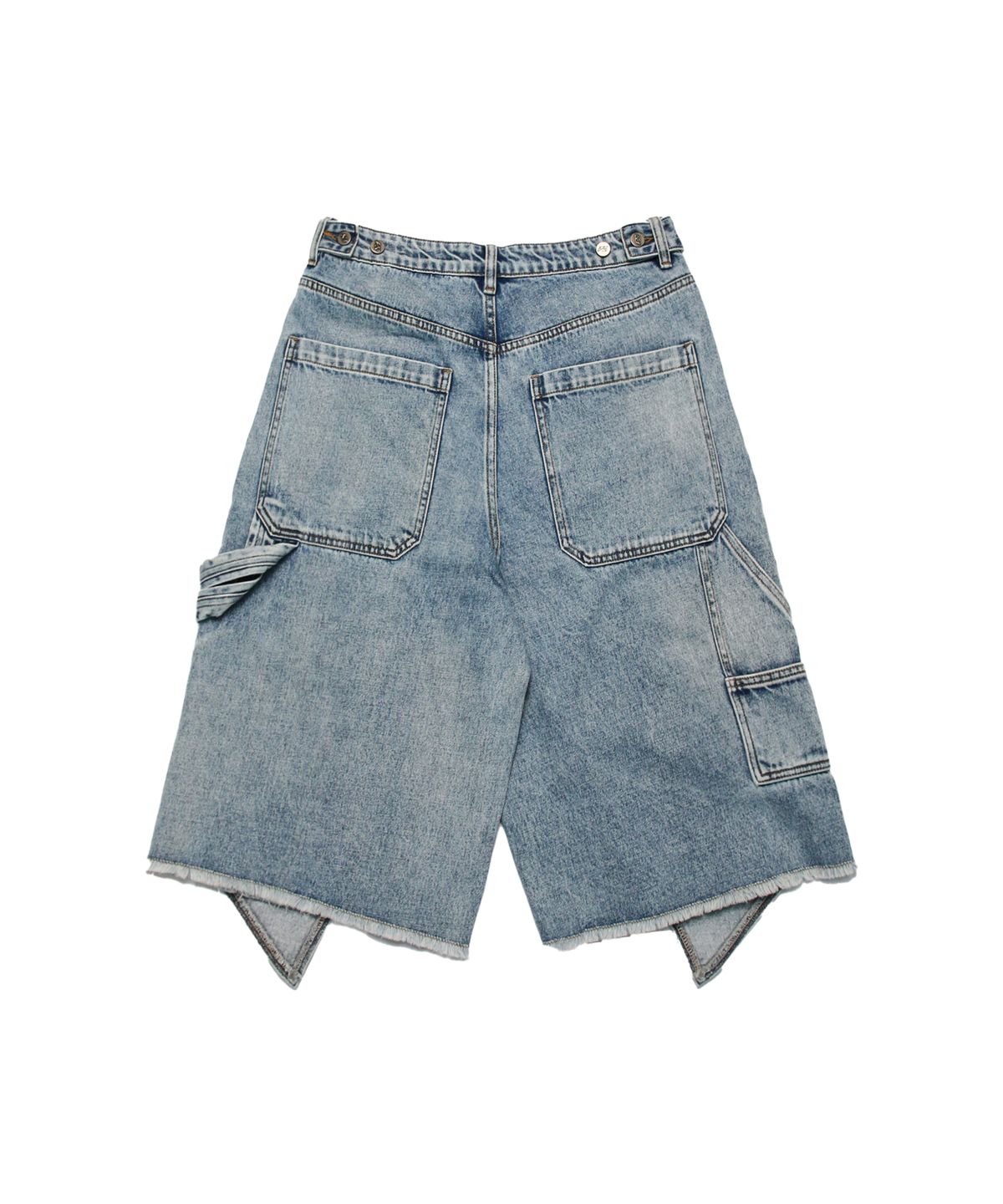포스센스티브(FORCESENSITIVE) FORCE WASHING DOUBLE KNEE BERMUDA PANTS BL