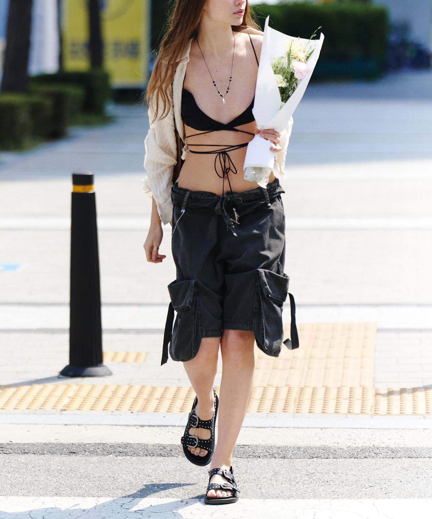 サンダル・ミュール [KHIHO] TRINITY BUCKLE SANDALS : 2color MUSINSA | KHIHO Trinity Buckle Sandals Black