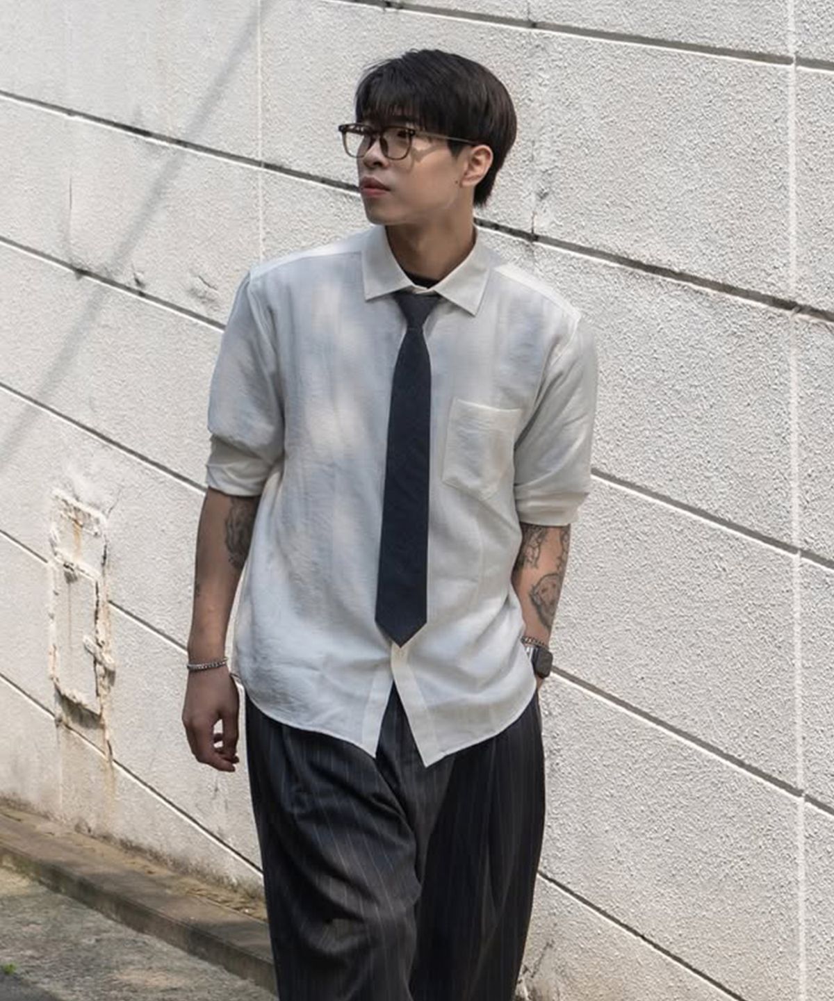 커스텀어클락(COSTUME O’CLOCK) 린넨 릴렉스핏 롱 슬리브 셔츠 5 COLOR COOSSH193