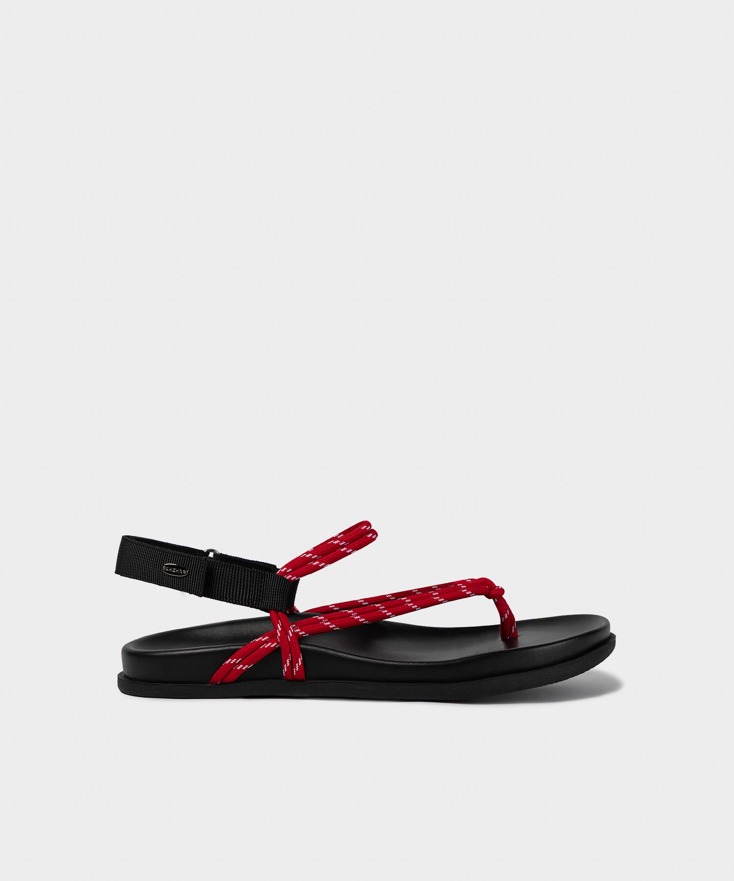 MUSINSA | KHIHO Easy Rope Sandals Red