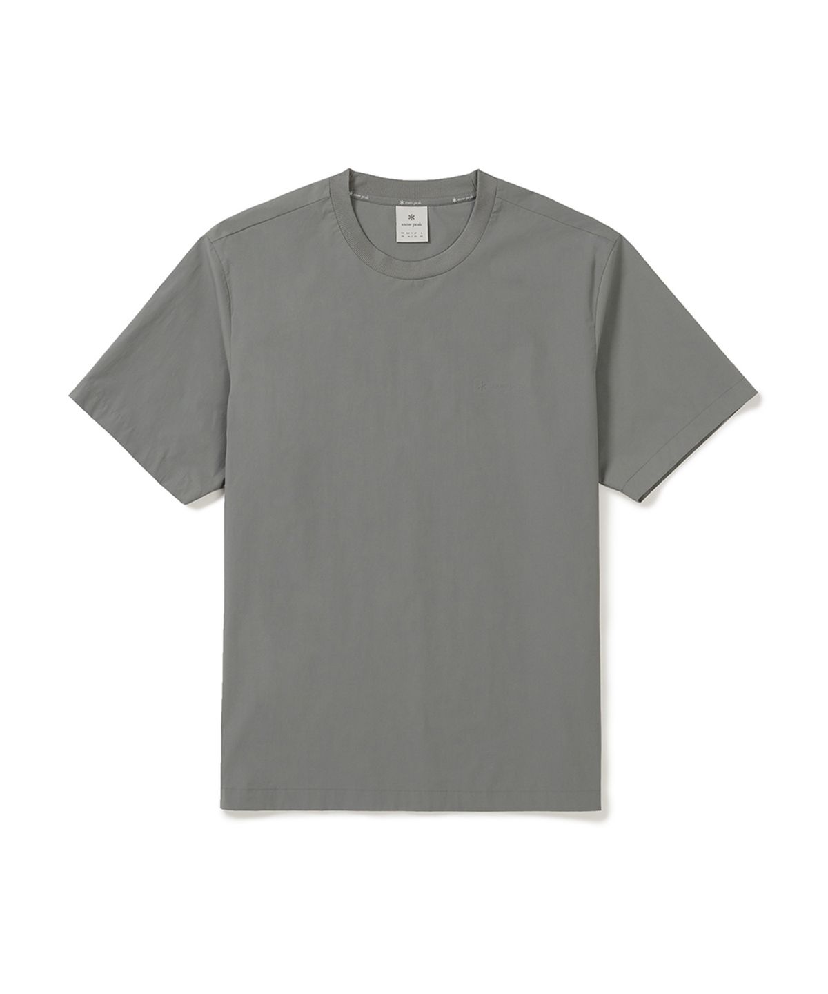 스노우피크 어패럴(SNOWPEAK APPAREL) 냉감 씬테크 베이직 반팔 티셔츠 (S25MUSTS32) Light Khaki