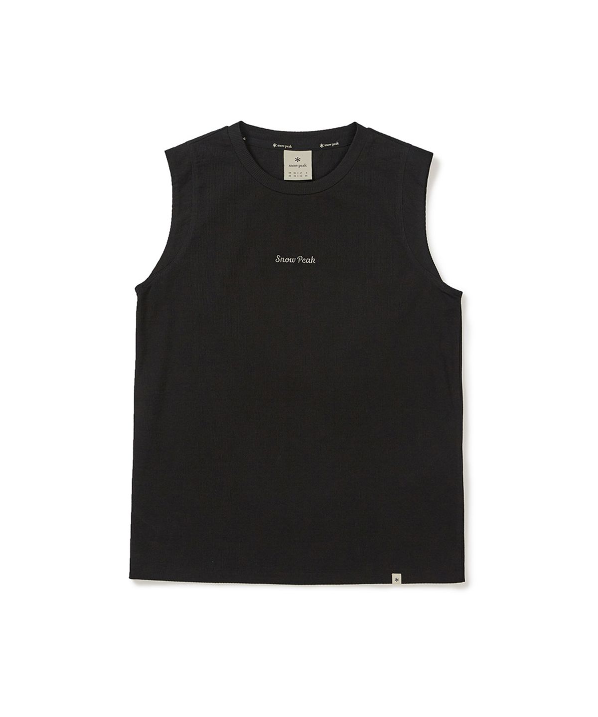스노우피크 어패럴(SNOWPEAK APPAREL) 골지 여성 슬리브리스 (S25MWFST39) Black