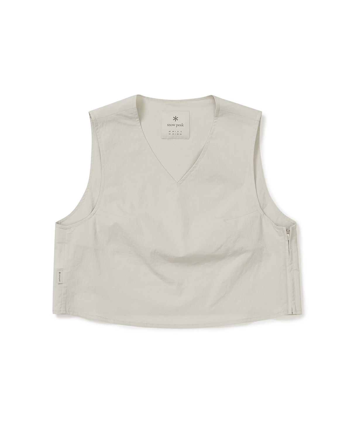 스노우피크 어패럴(SNOWPEAK APPAREL) 루트 여성 슬리브리스 (S25MWRST61) Light Beige