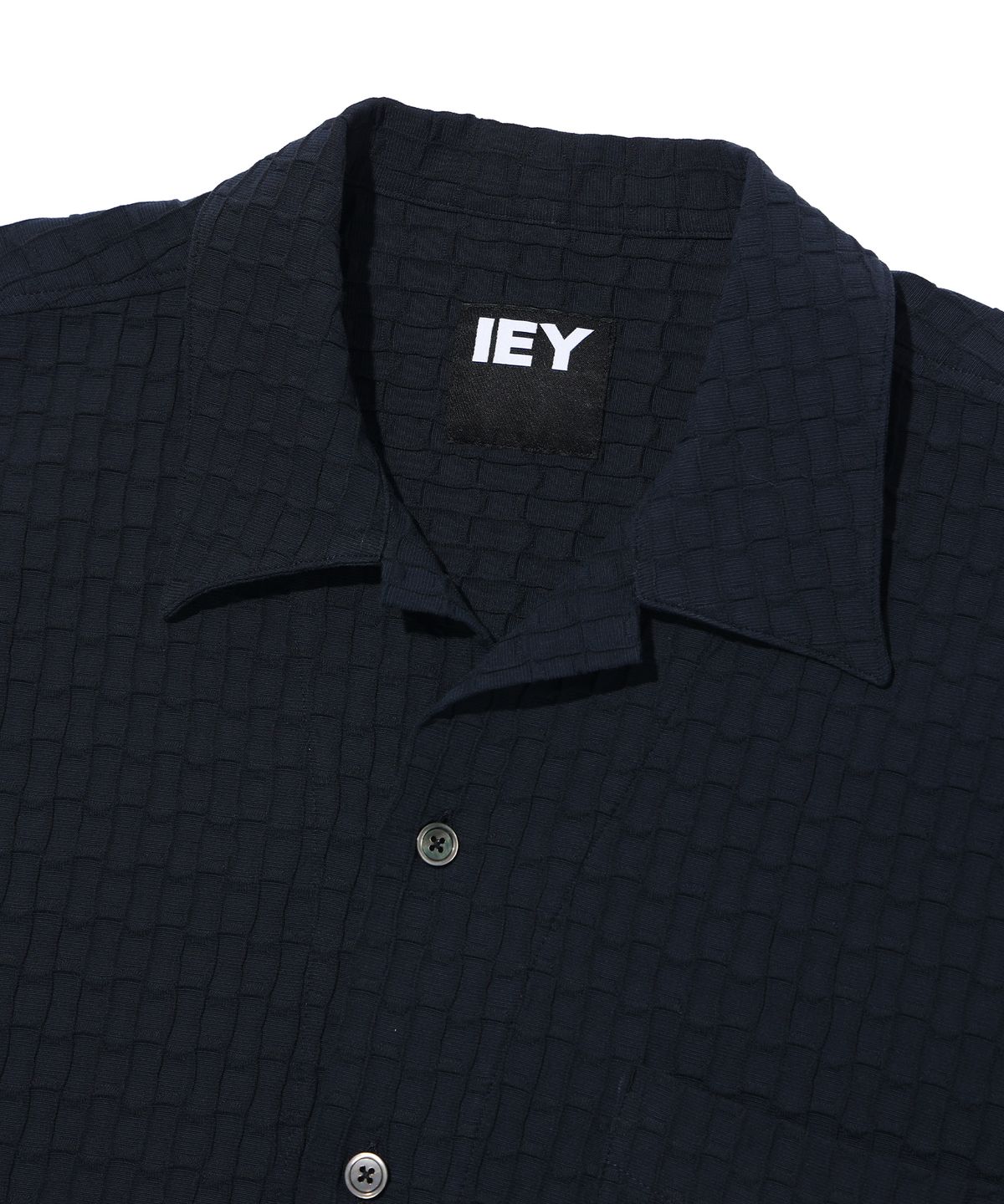 이에이(IEY) JUPITER OPEN SHIRTS Navy